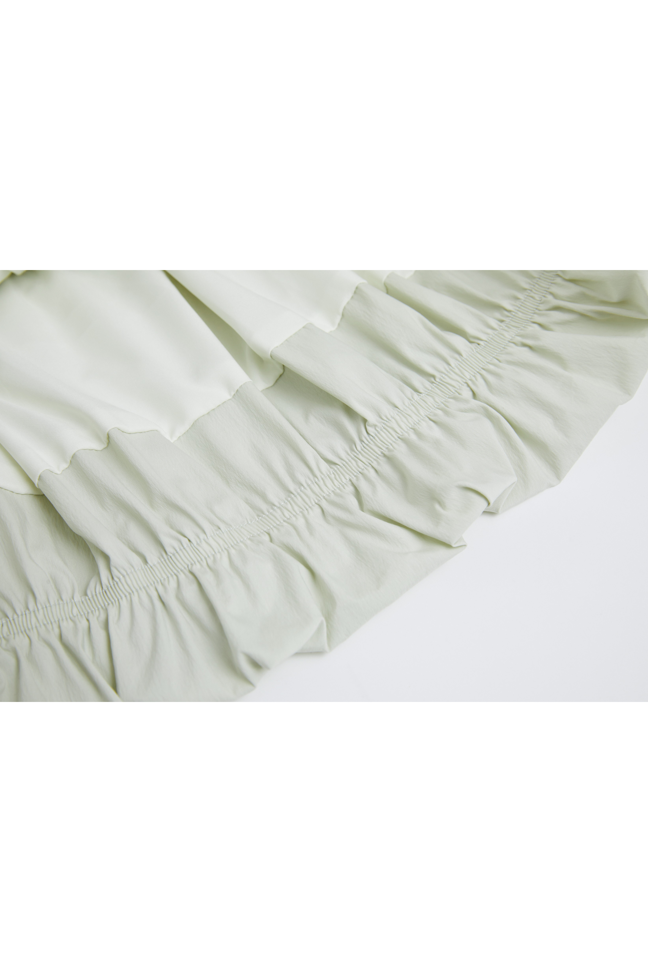 HEM BALLOON PLEAT SKIRT