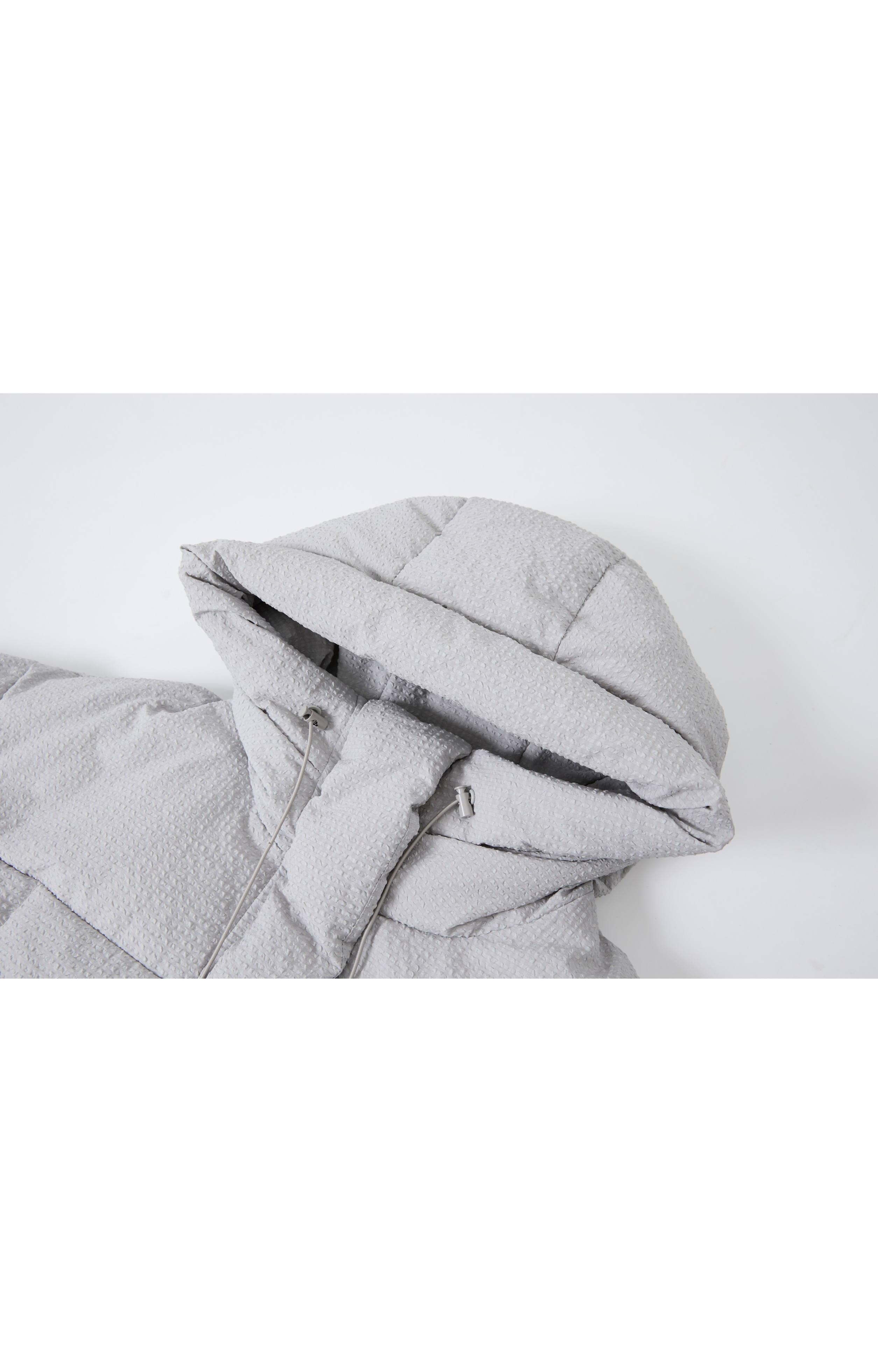 PUFF TEXTURE HOODED DOWN / 퍼프 텍스처 푸드 다운