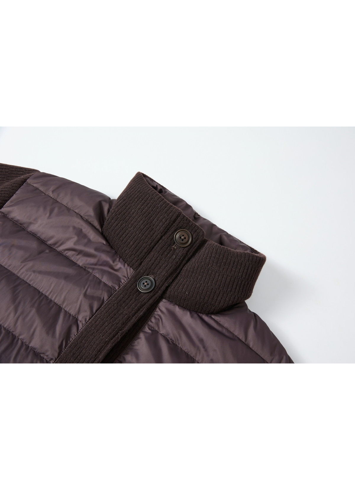 KNIT DOCKING DOWN JACKET