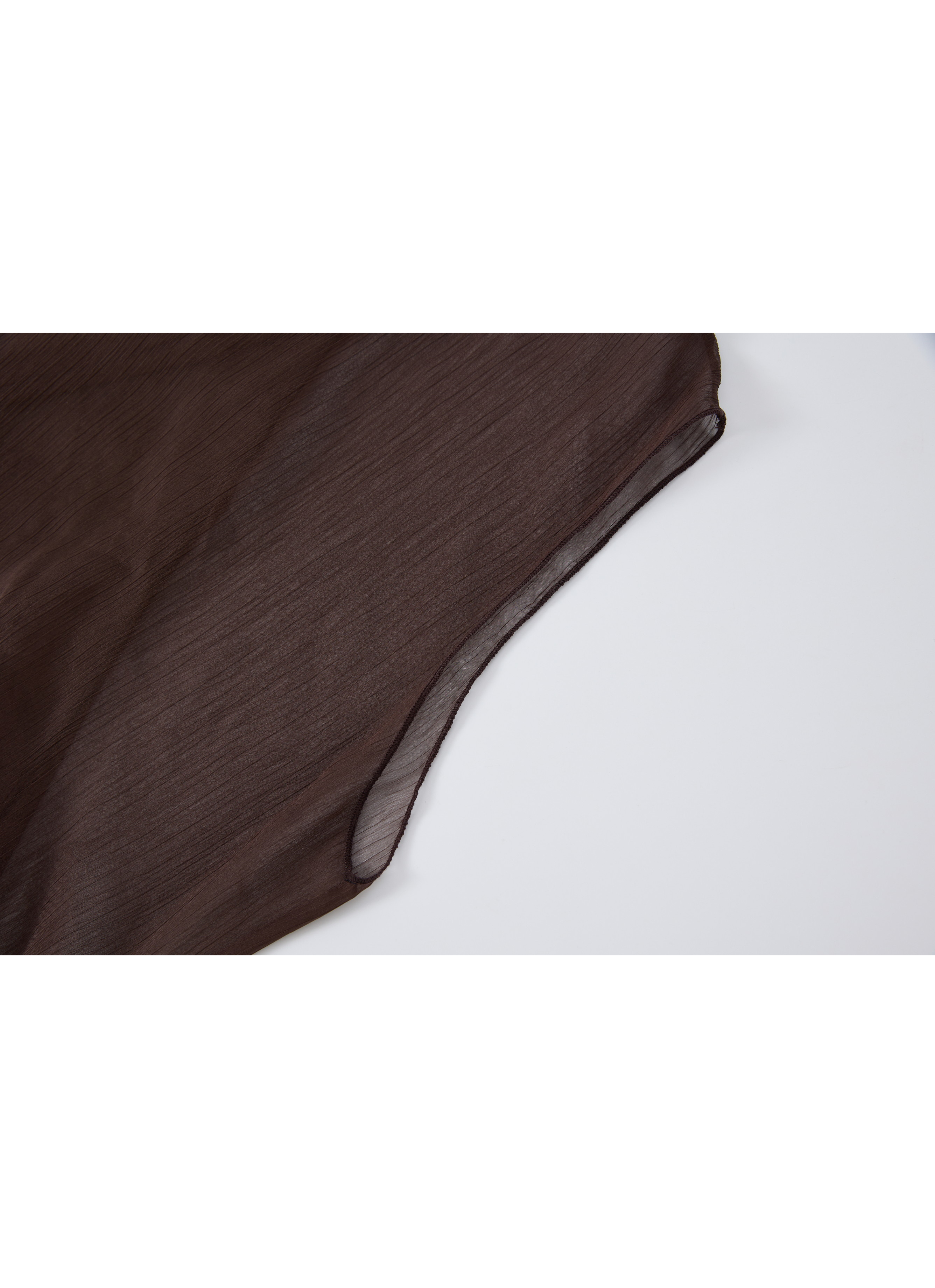 HALF SHEER CACHECOEUR BLOUSE