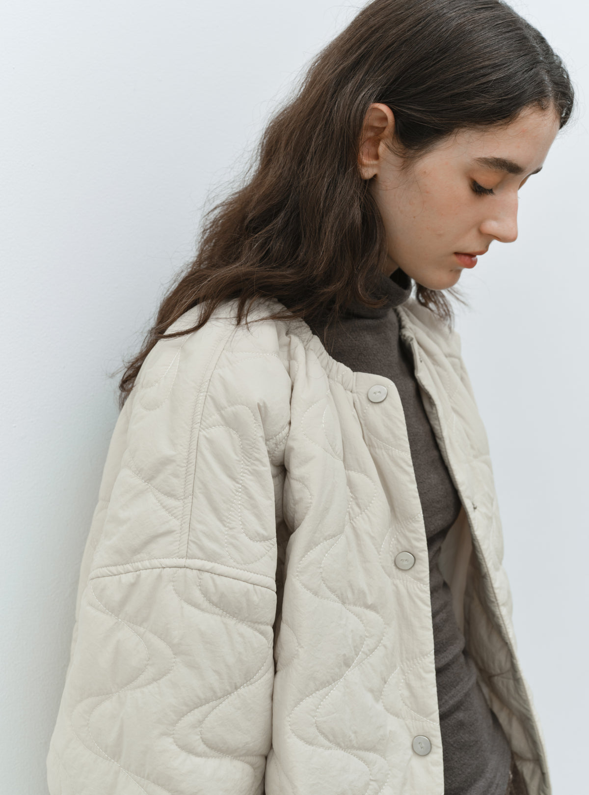 WATER WAVE QUILTING BLOUSON