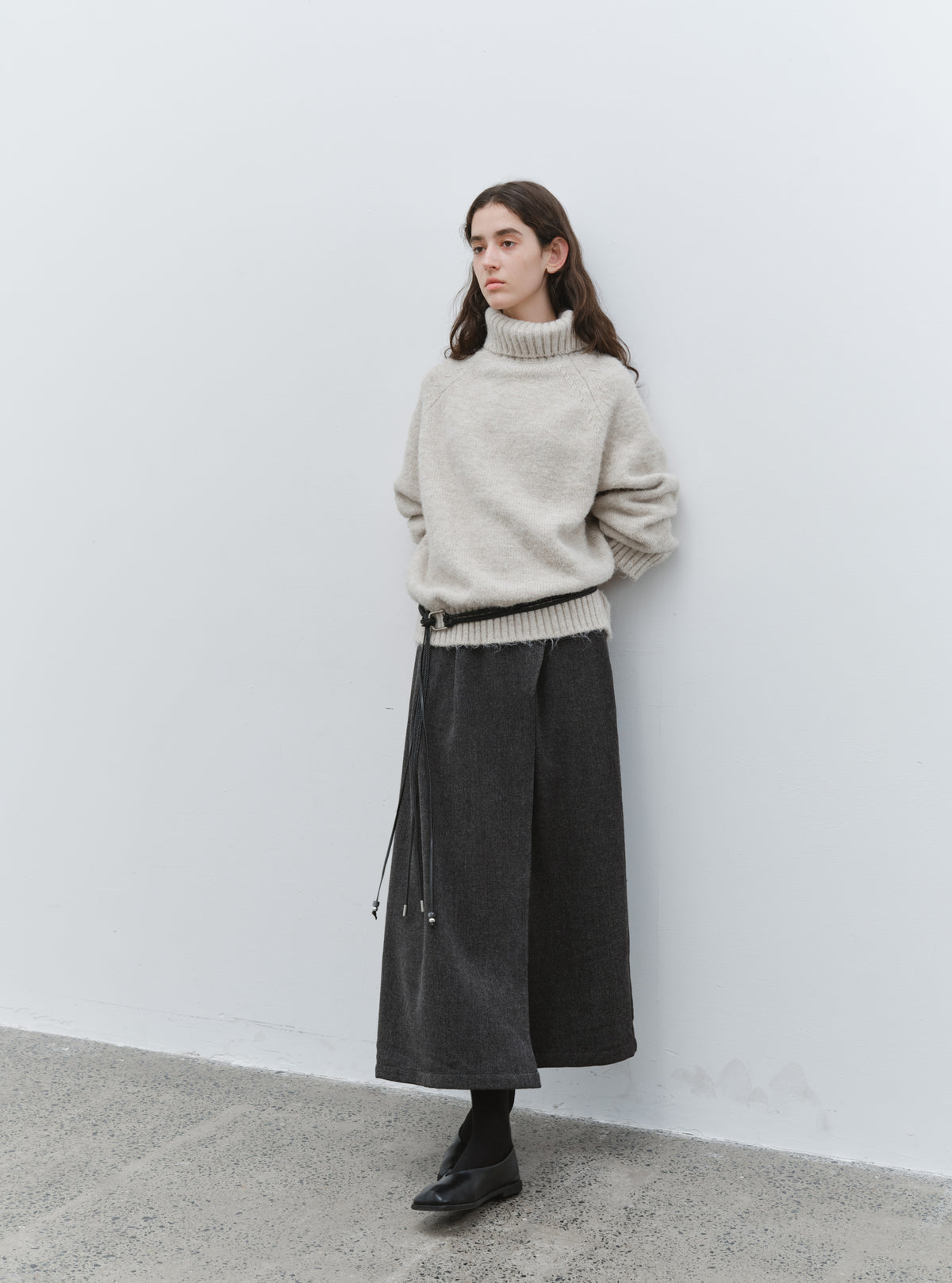 CHUNKY KNIT TURTLE SWEATER