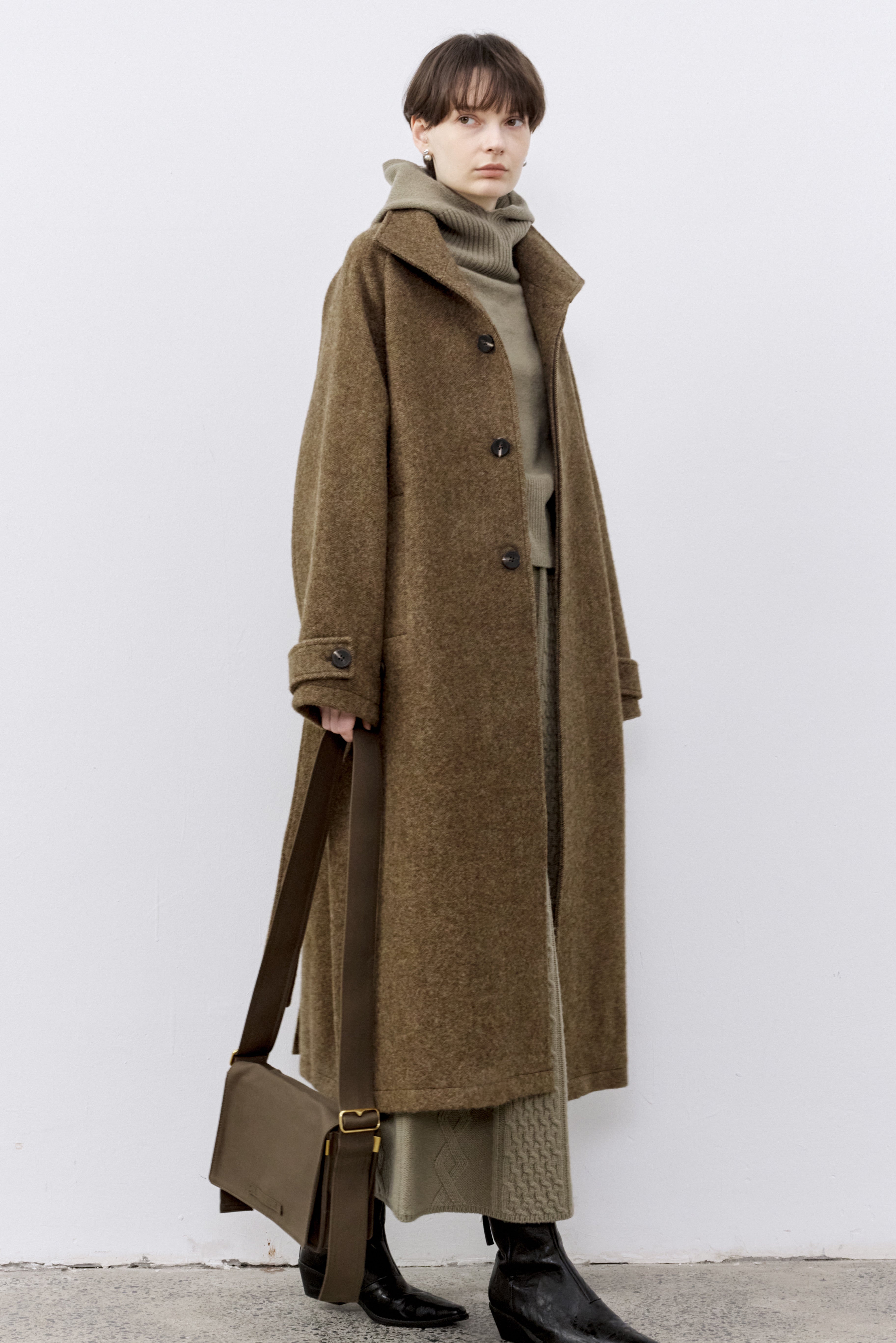 MULTI BUTTON WOOL COAT