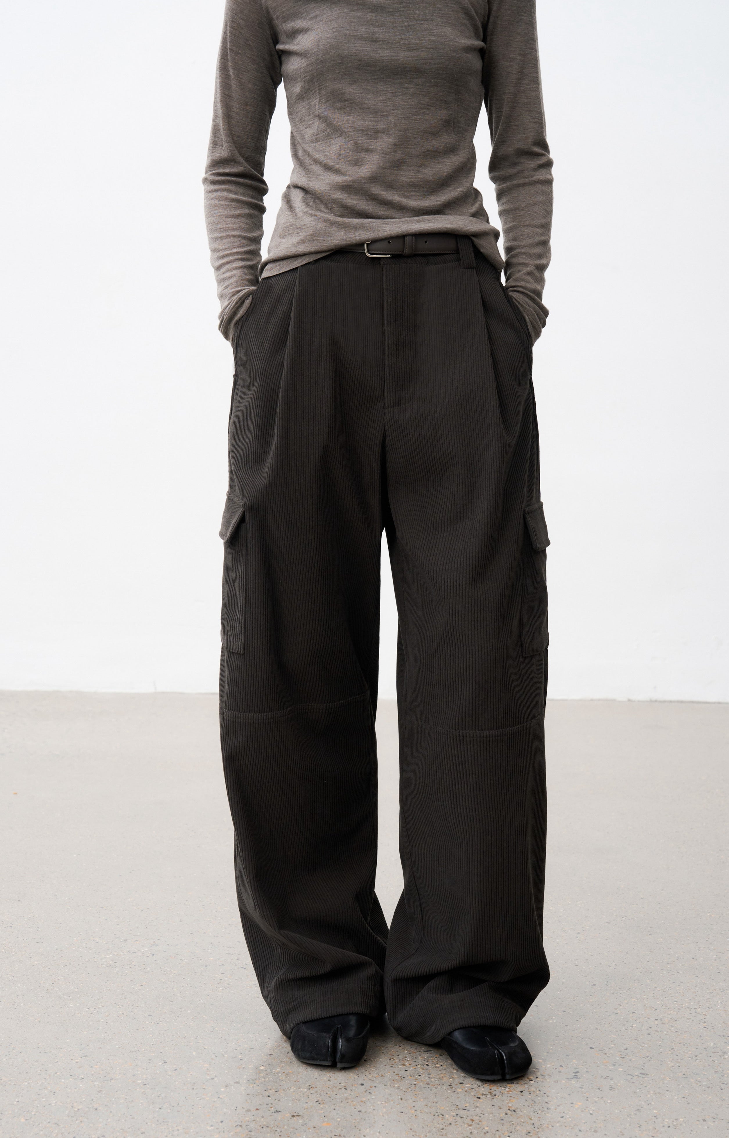 CORDUROY CARGO PANTS