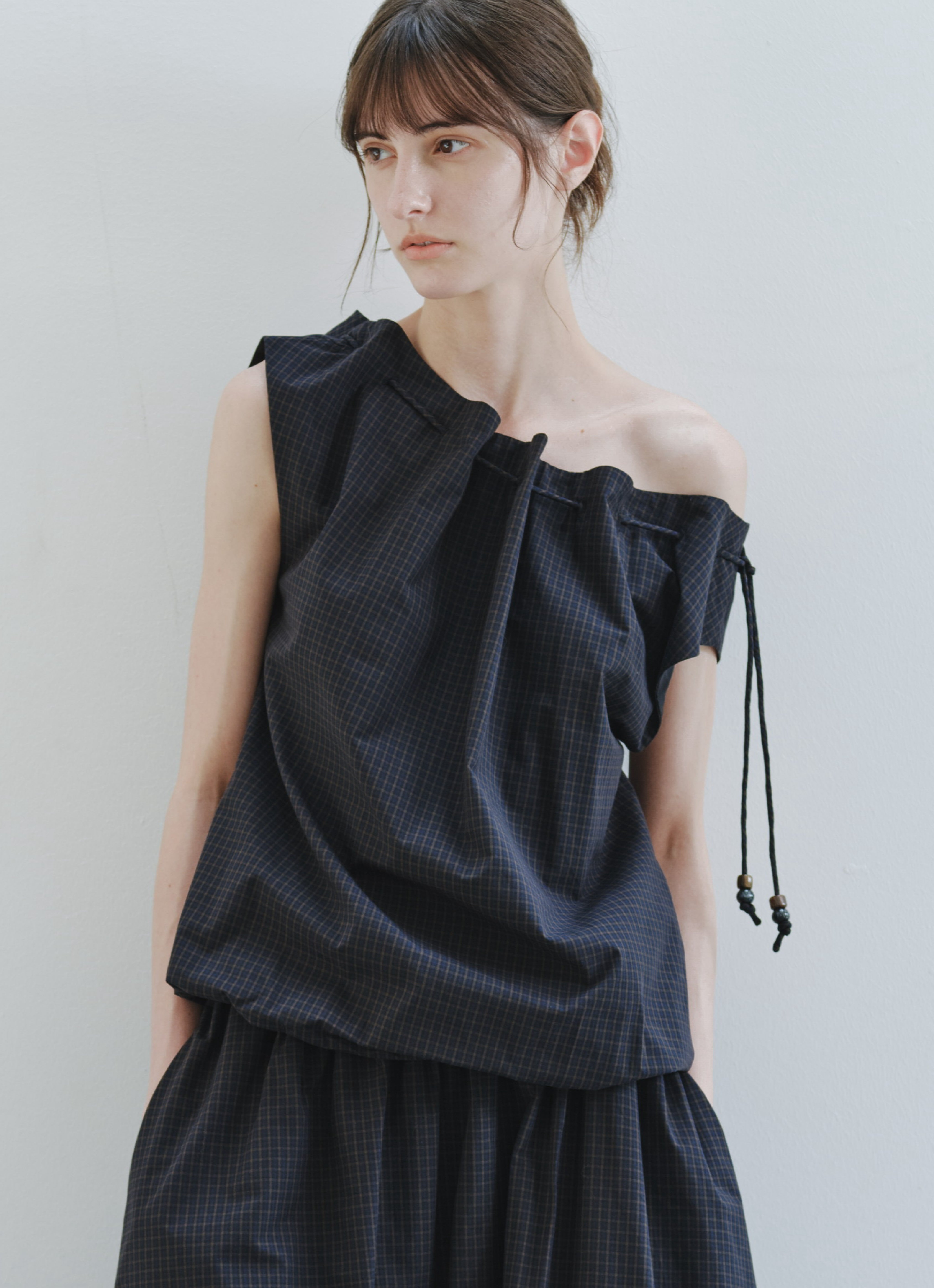 2WAY STRING POUCH BLOUSE / 2WAYストリングポーチブラウス