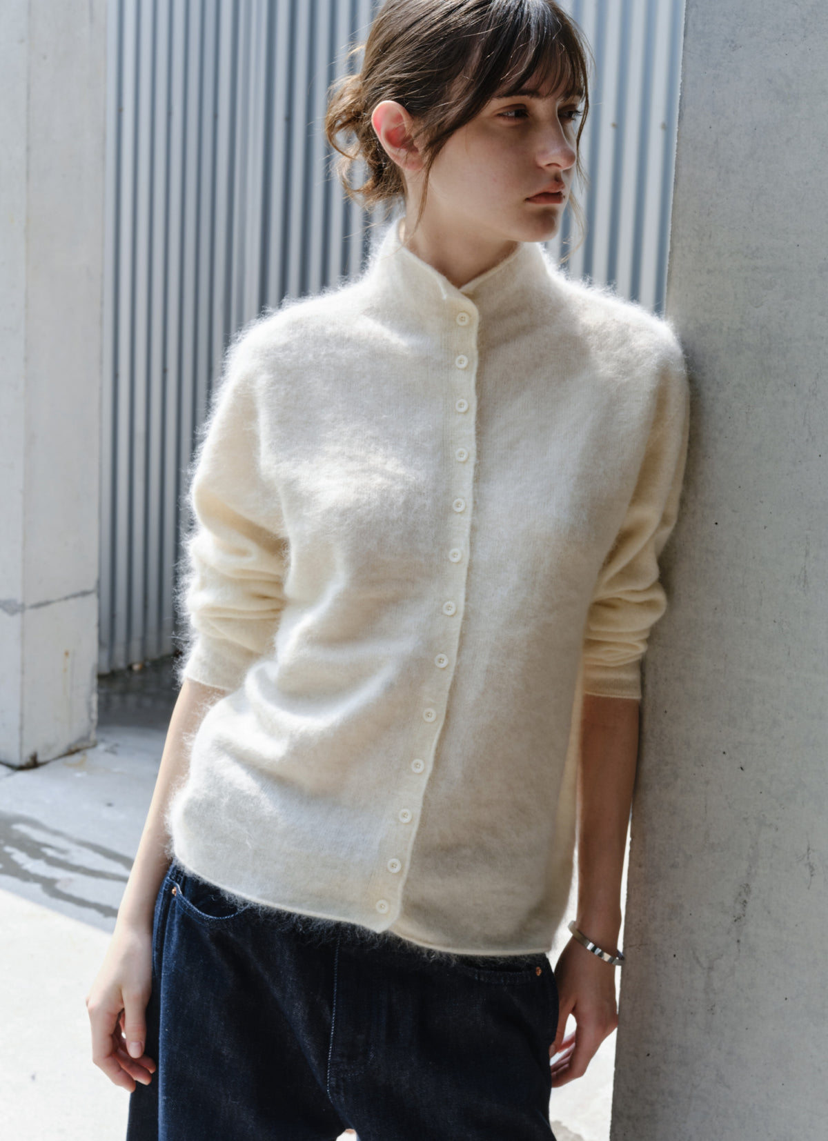 MULTI BUTTON WOOL CARDIGAN