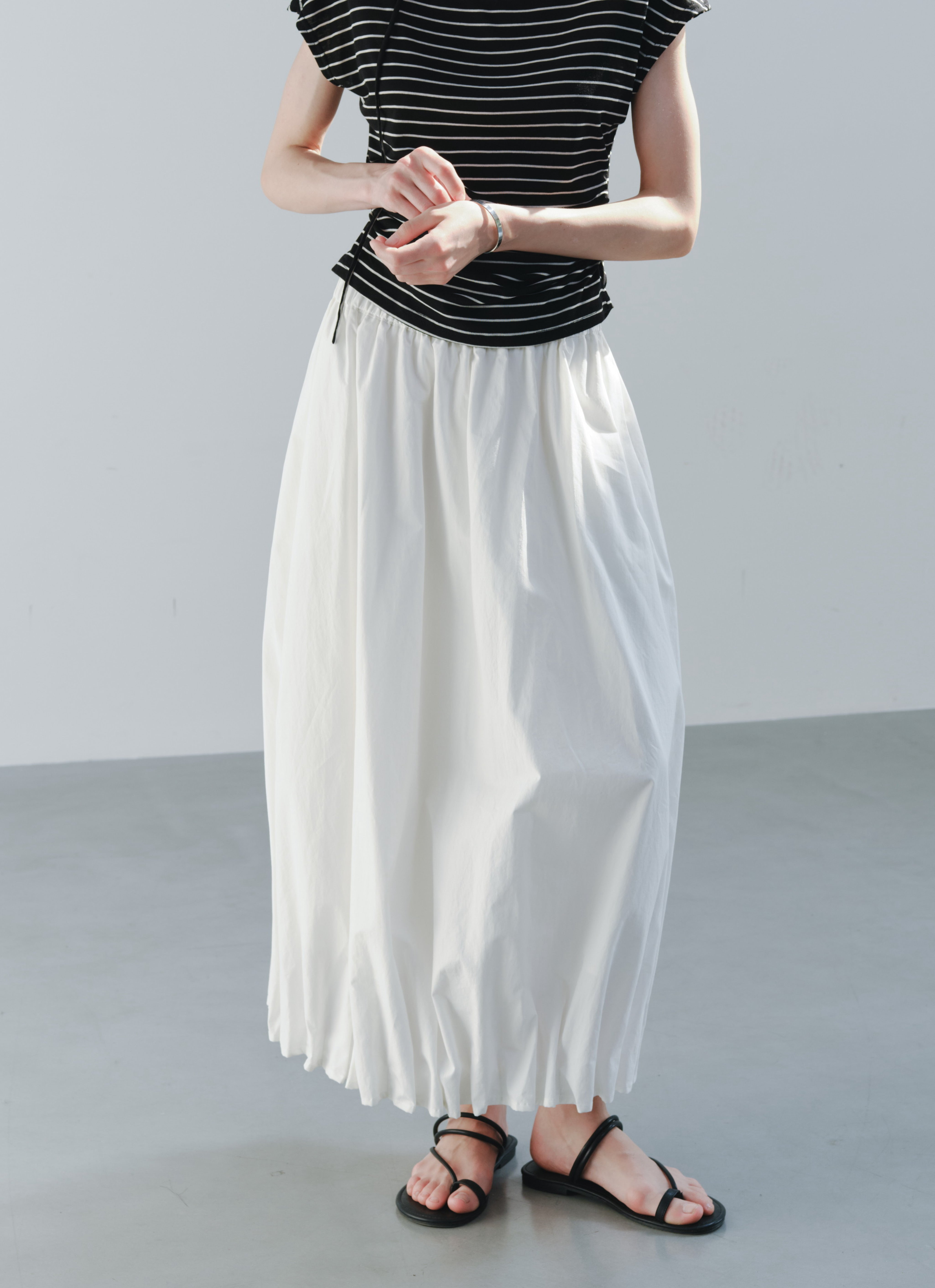 GATHER HEM BALLOON SKIRT / ギャザーヘムバルーンスカート