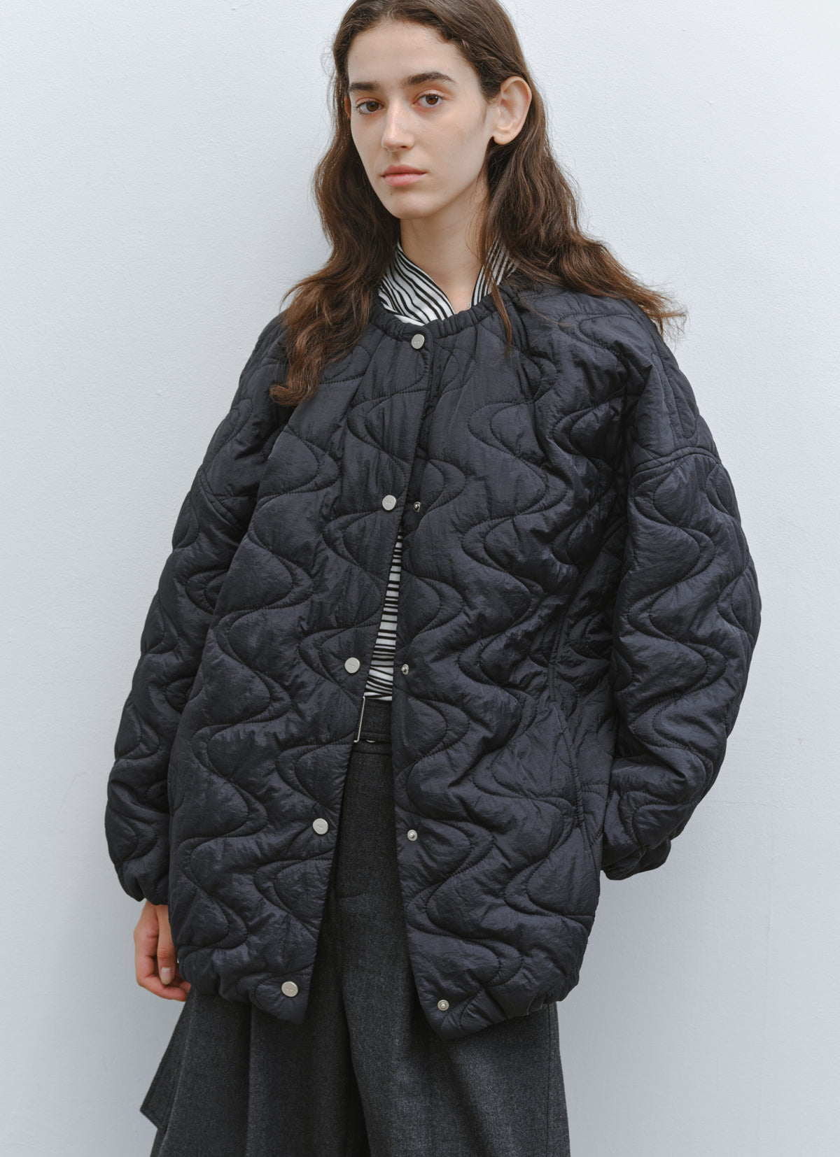 WATER WAVE QUILTING BLOUSON