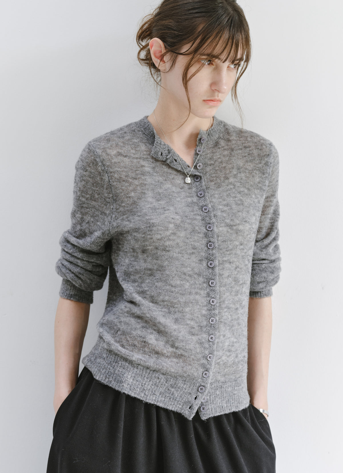 MULTI BUTTON COLOR SWEATER