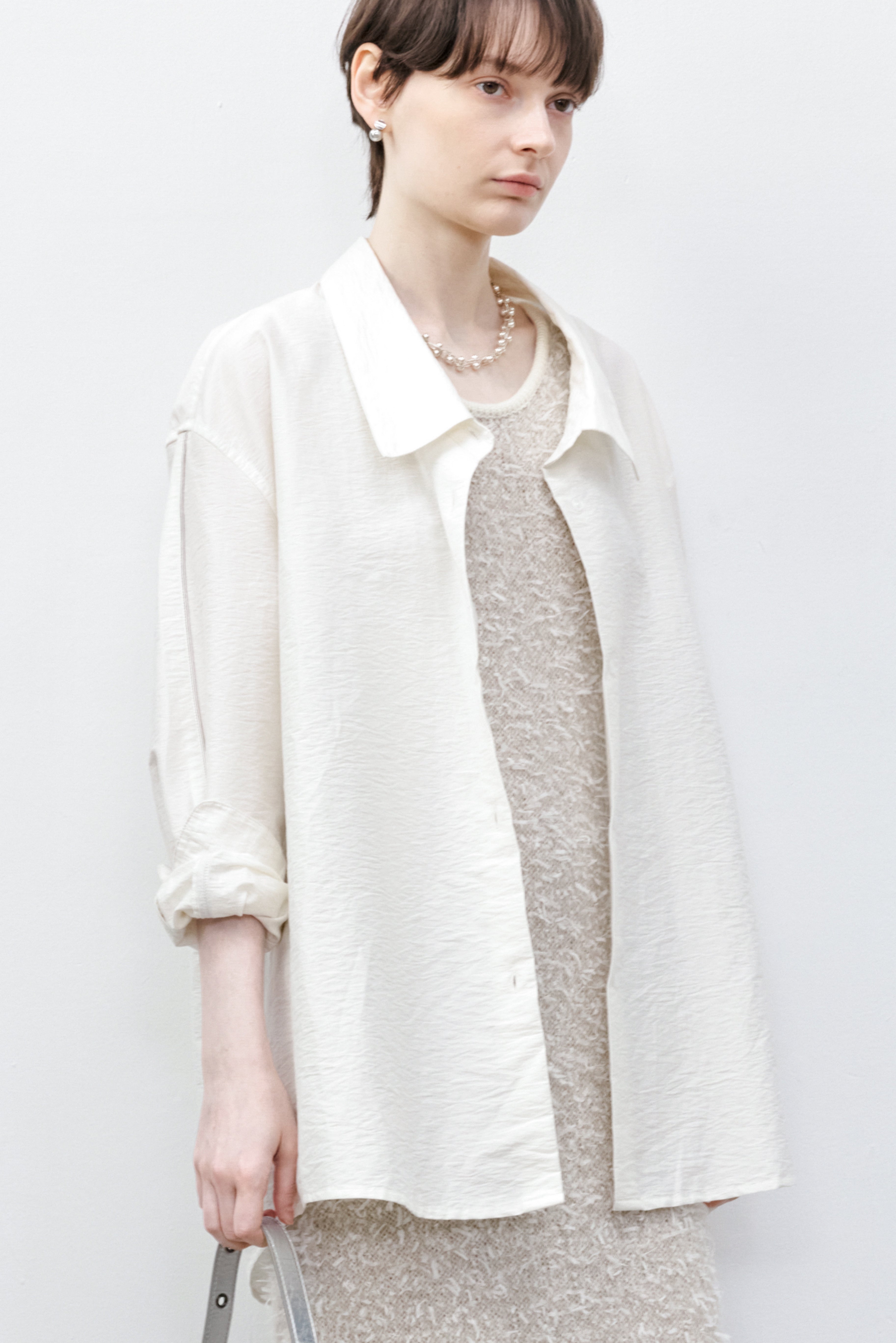 SLEEVE STITCH LOOSE SHIRT / スリーブステッチルーズシャツ