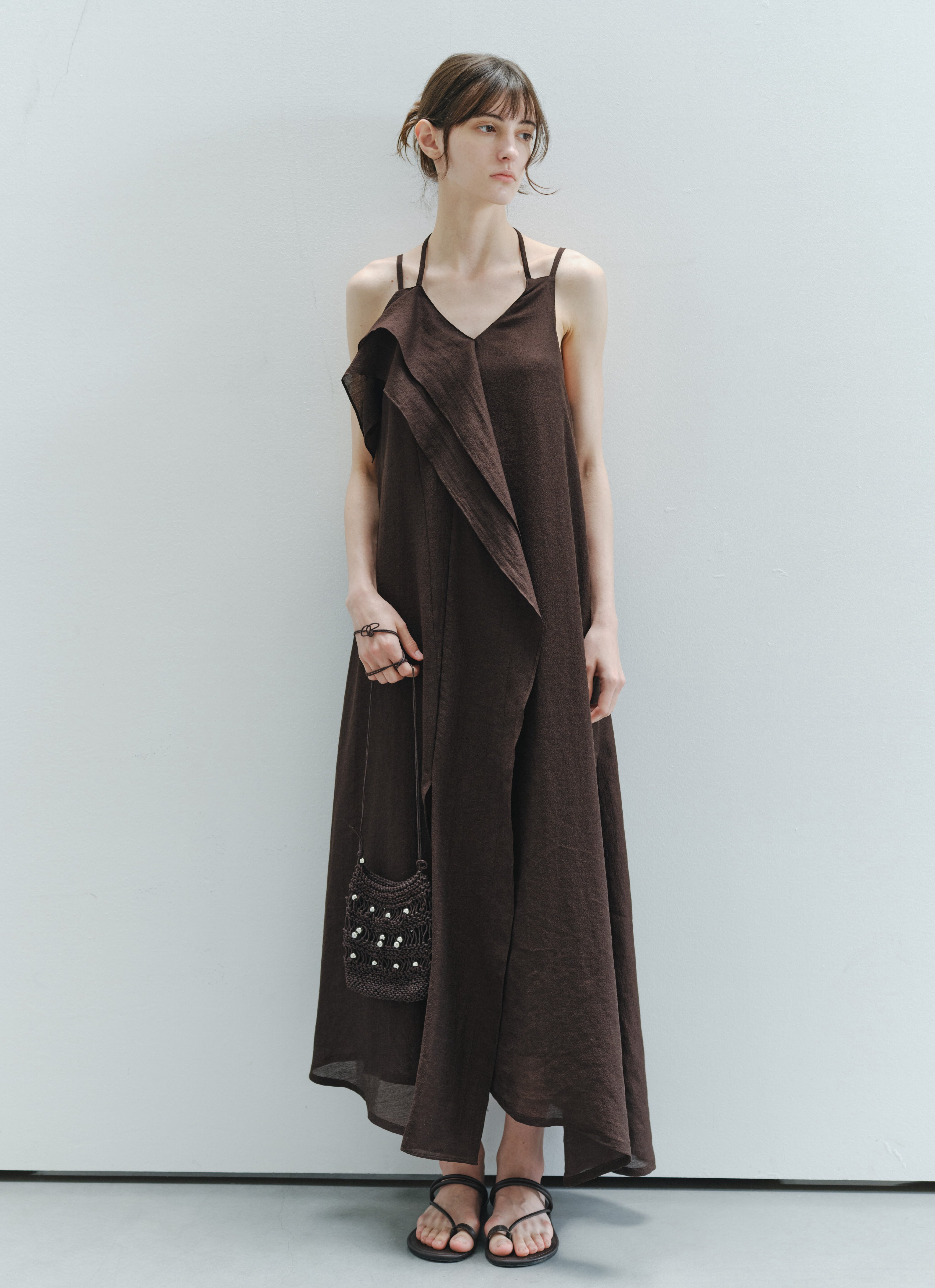 DOUBLE STRAP FRILL DRESS / ダブルストラップフリルワンピース