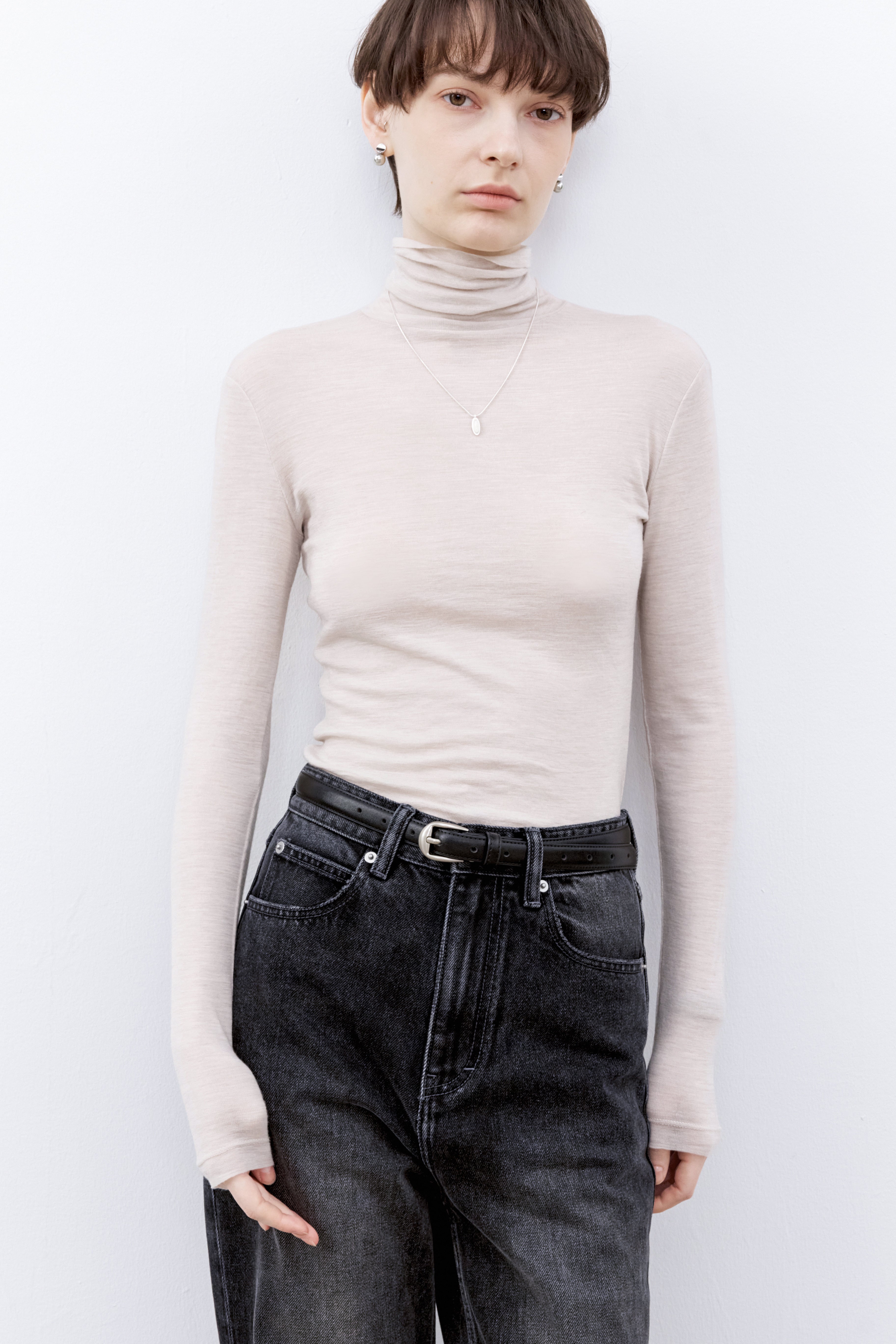 TURTLENECK WOOL SWEATER / タートルネックウールセーター