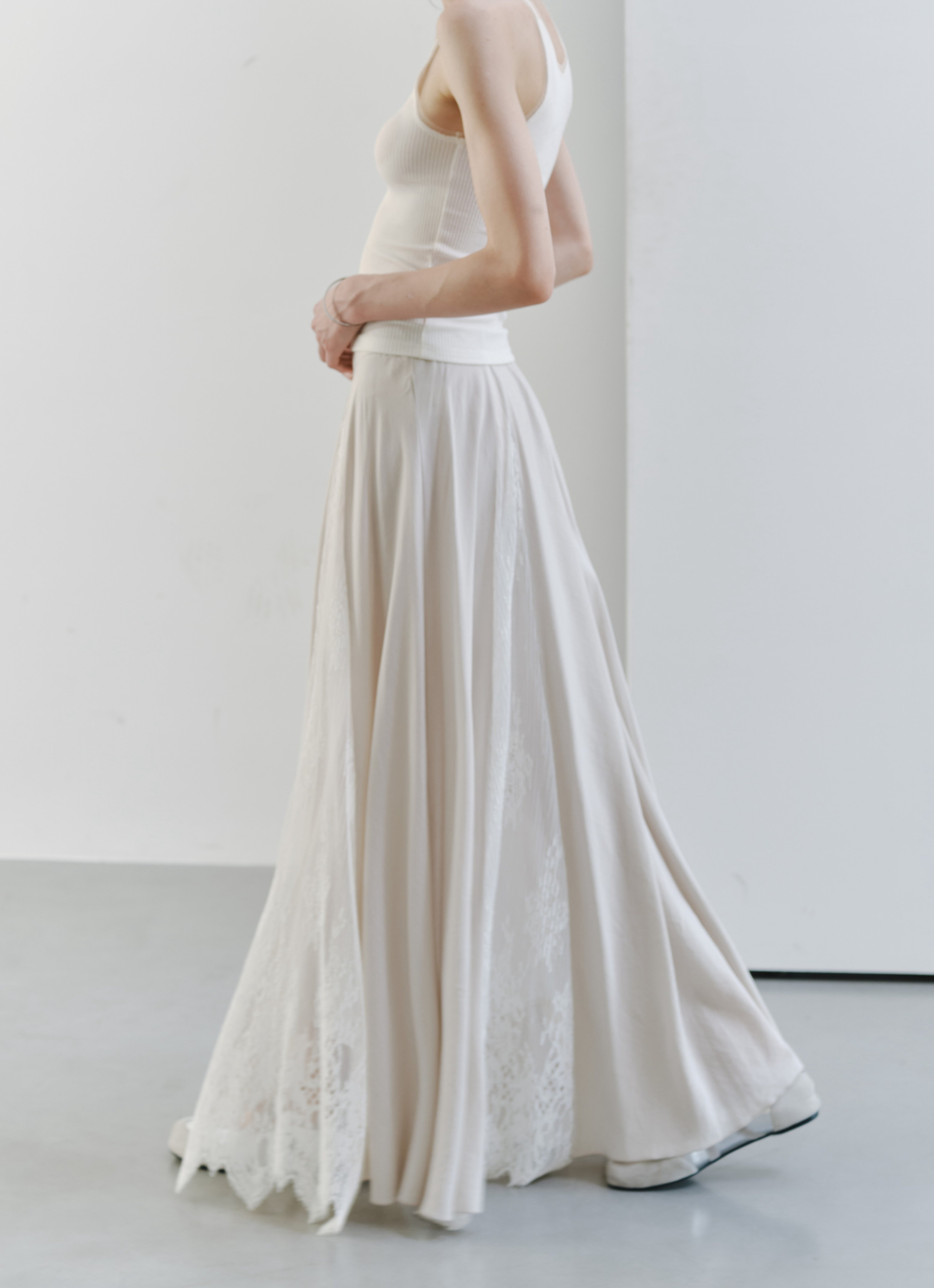 さらさらしちゅう LACE ACCENT SOFT SKIRT