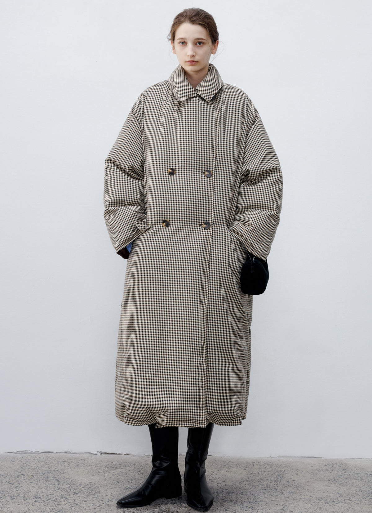 CLASSIC CHECK DOWN COAT
