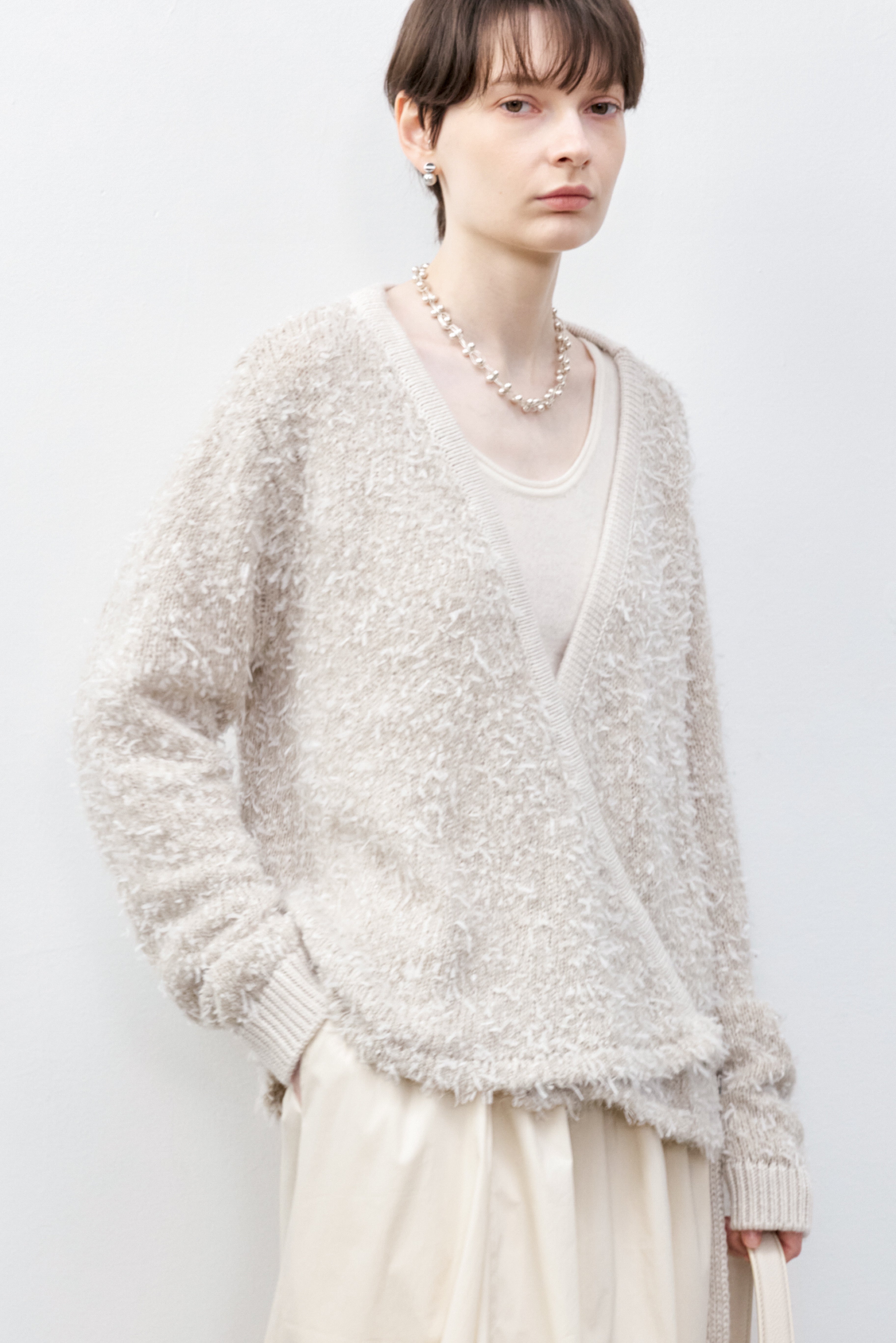 FLUFFY SOFT KNIT CARDIGAN