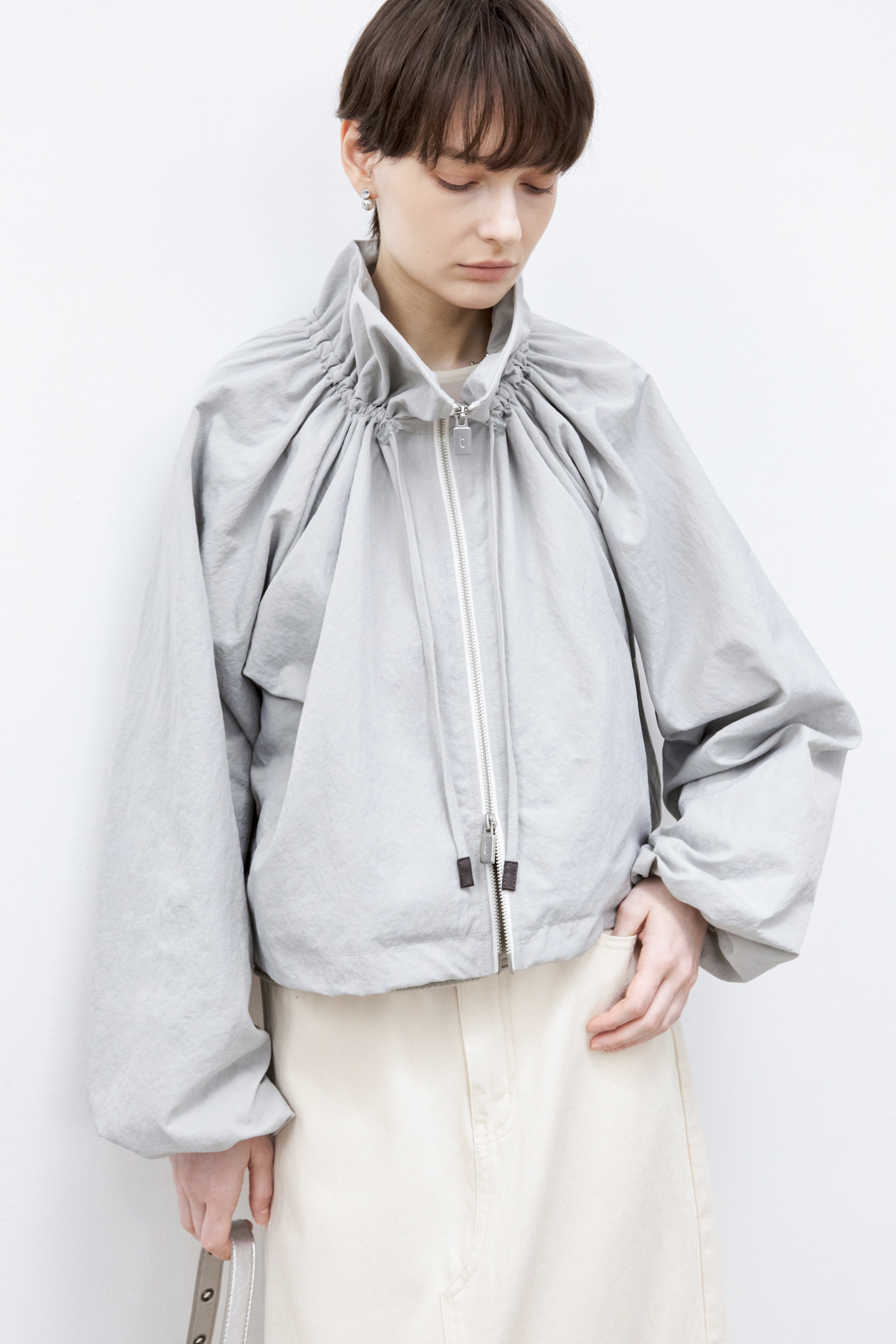 POUCH STRING SHORT BLOUSON