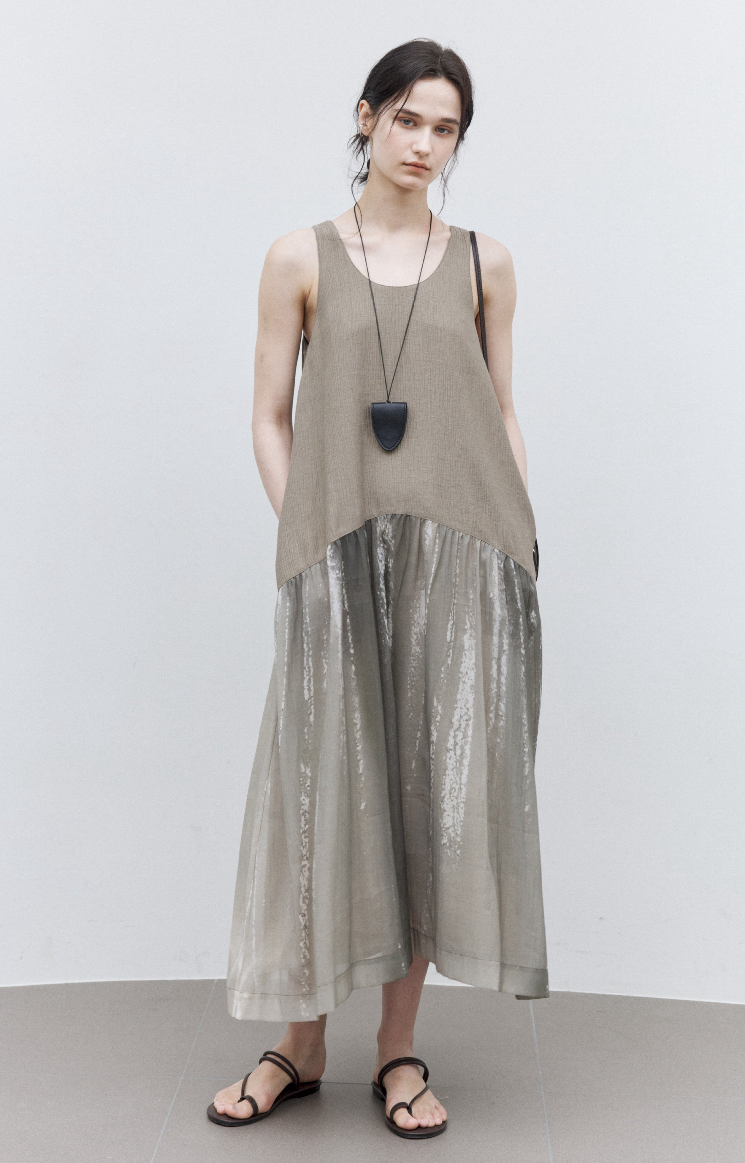 LIGHT SHADOW DOCKING DRESS / ライトシャドウドッキングワンピース