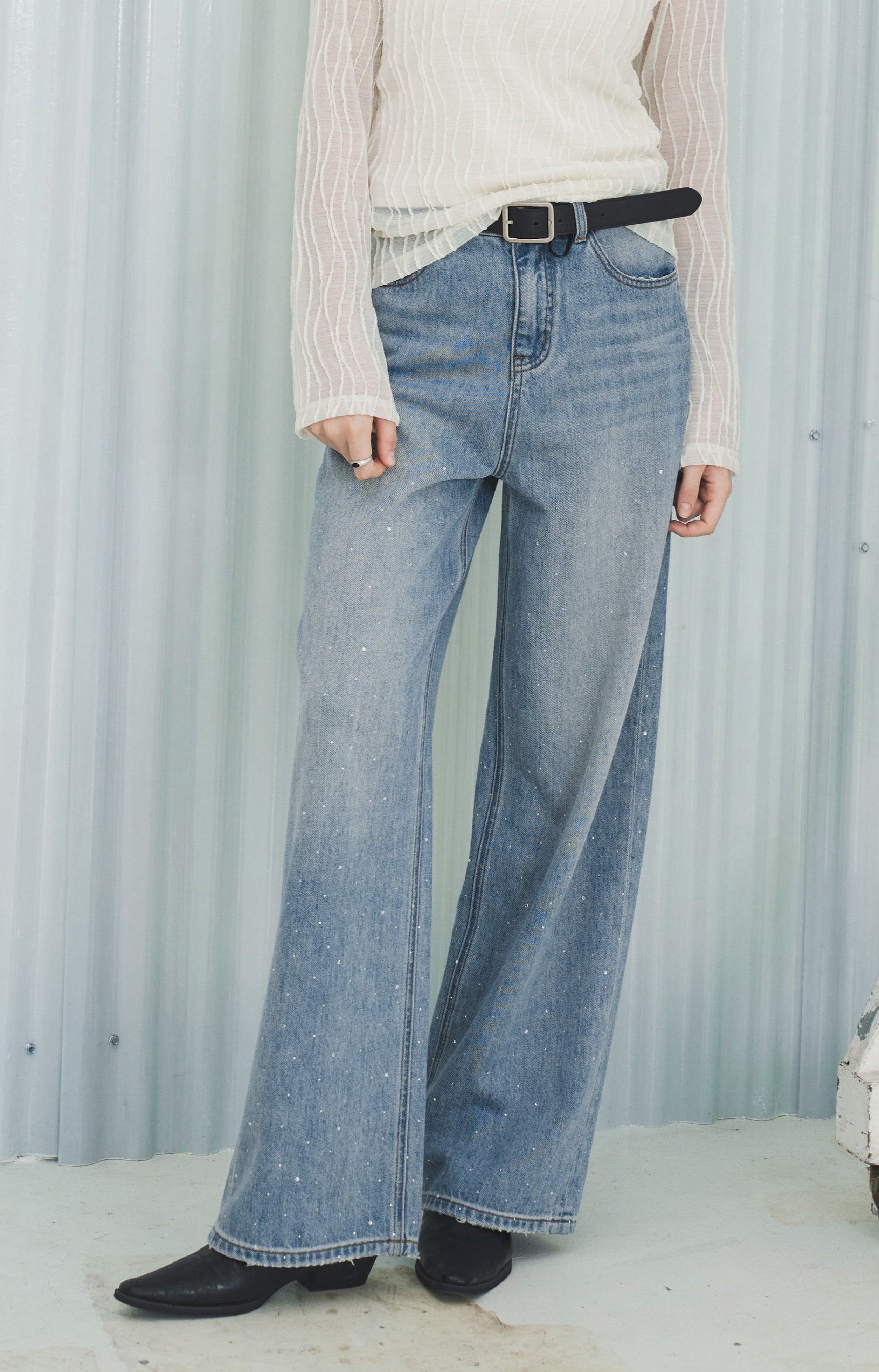 SEA SALT BLUE JEANS