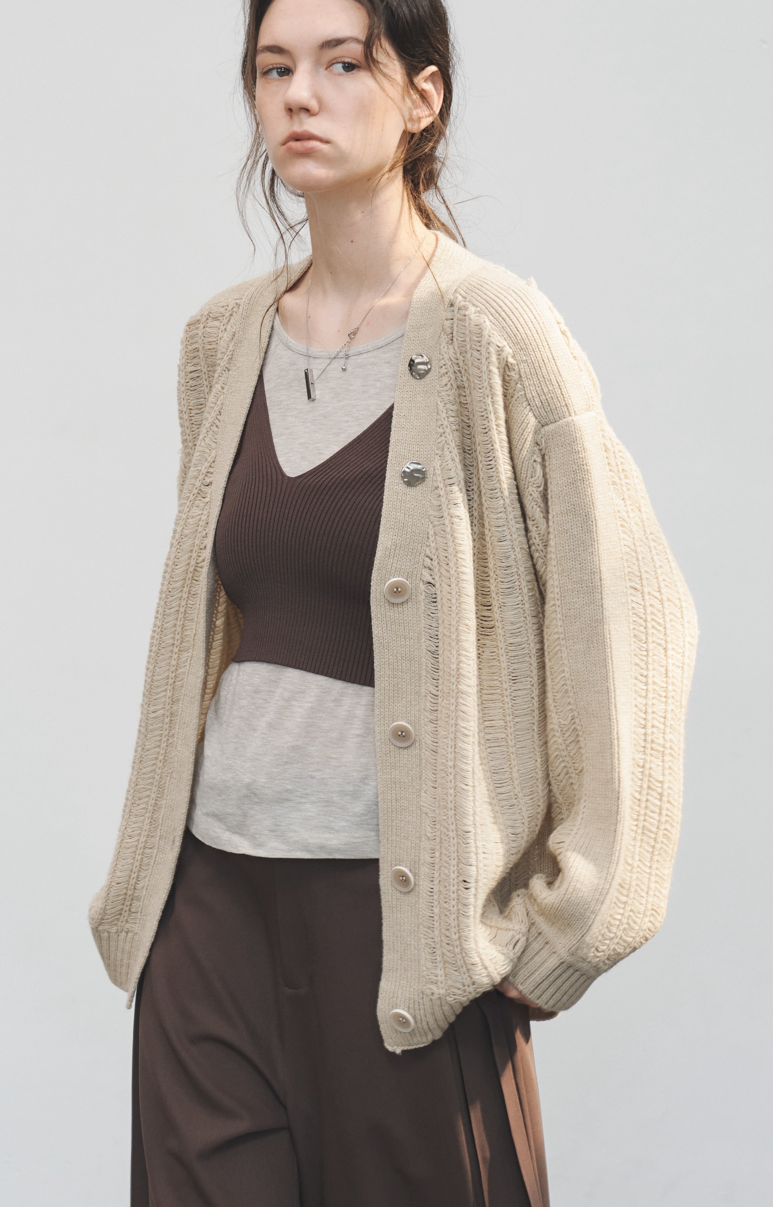 LIGHT WARM KNIT CARDIGAN / ライトウォームニットカーディガン