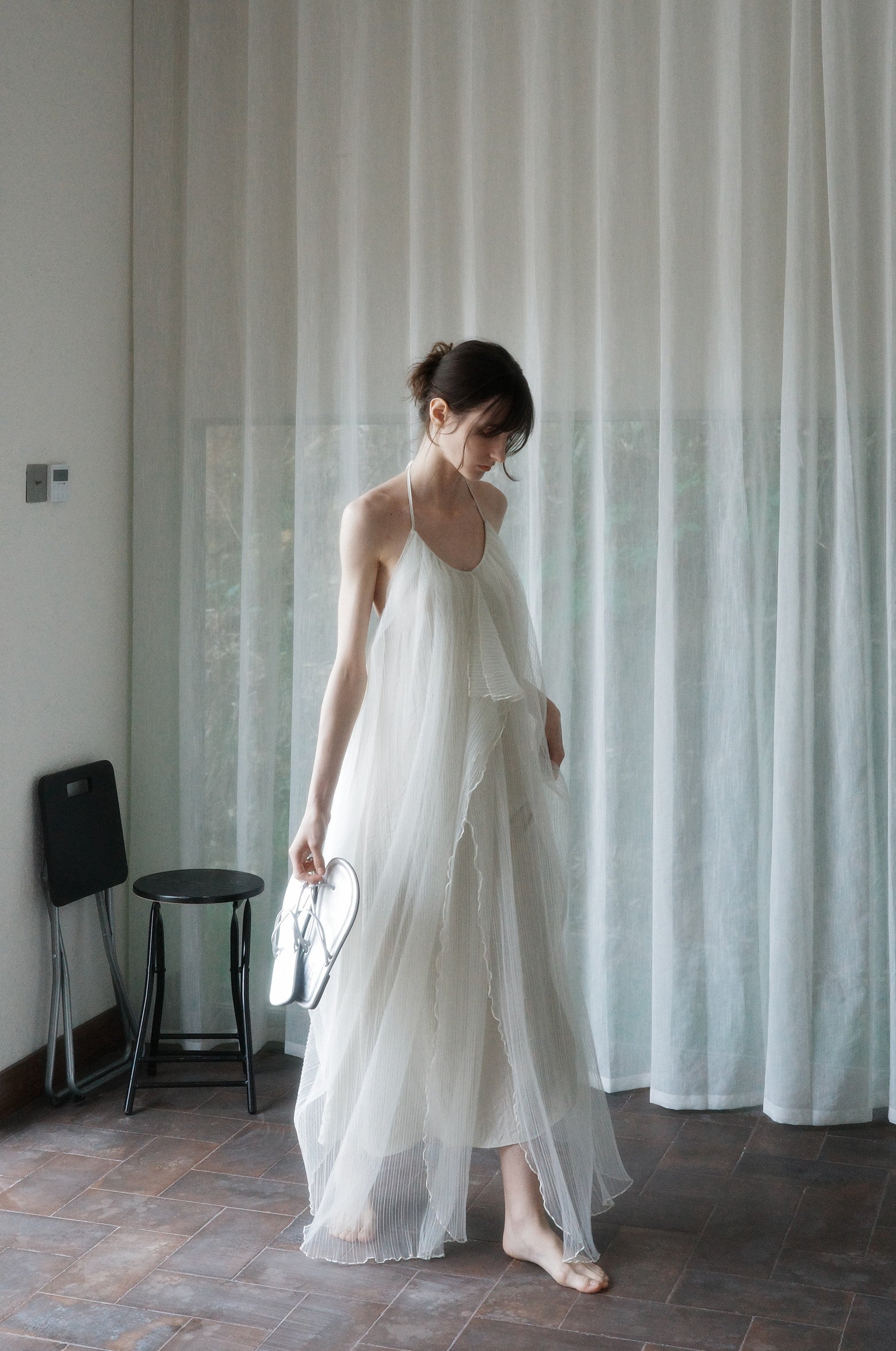 TULLE LAYERED VOLUME DRESS
