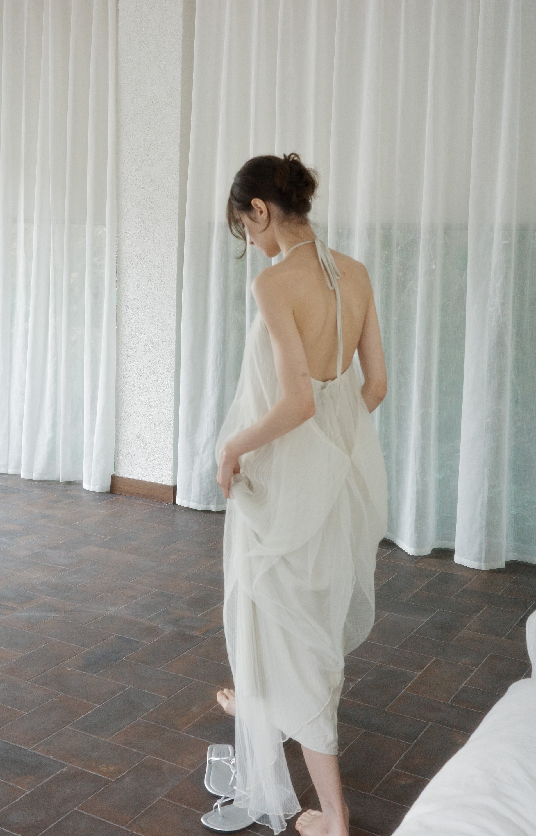 TULLE LAYERED VOLUME DRESS
