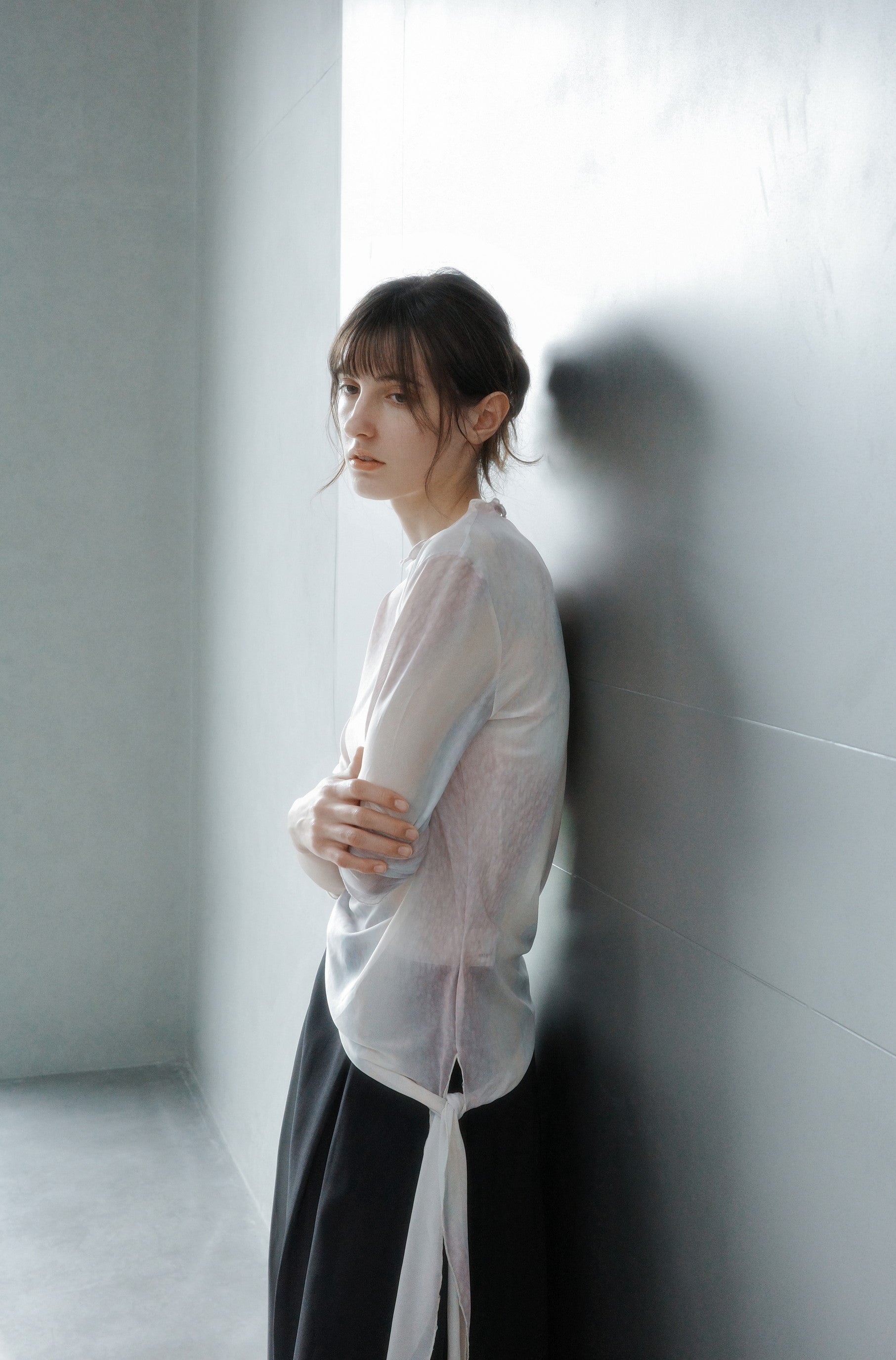 GLOW TIE SHEER TOP / グロータイシアートップ