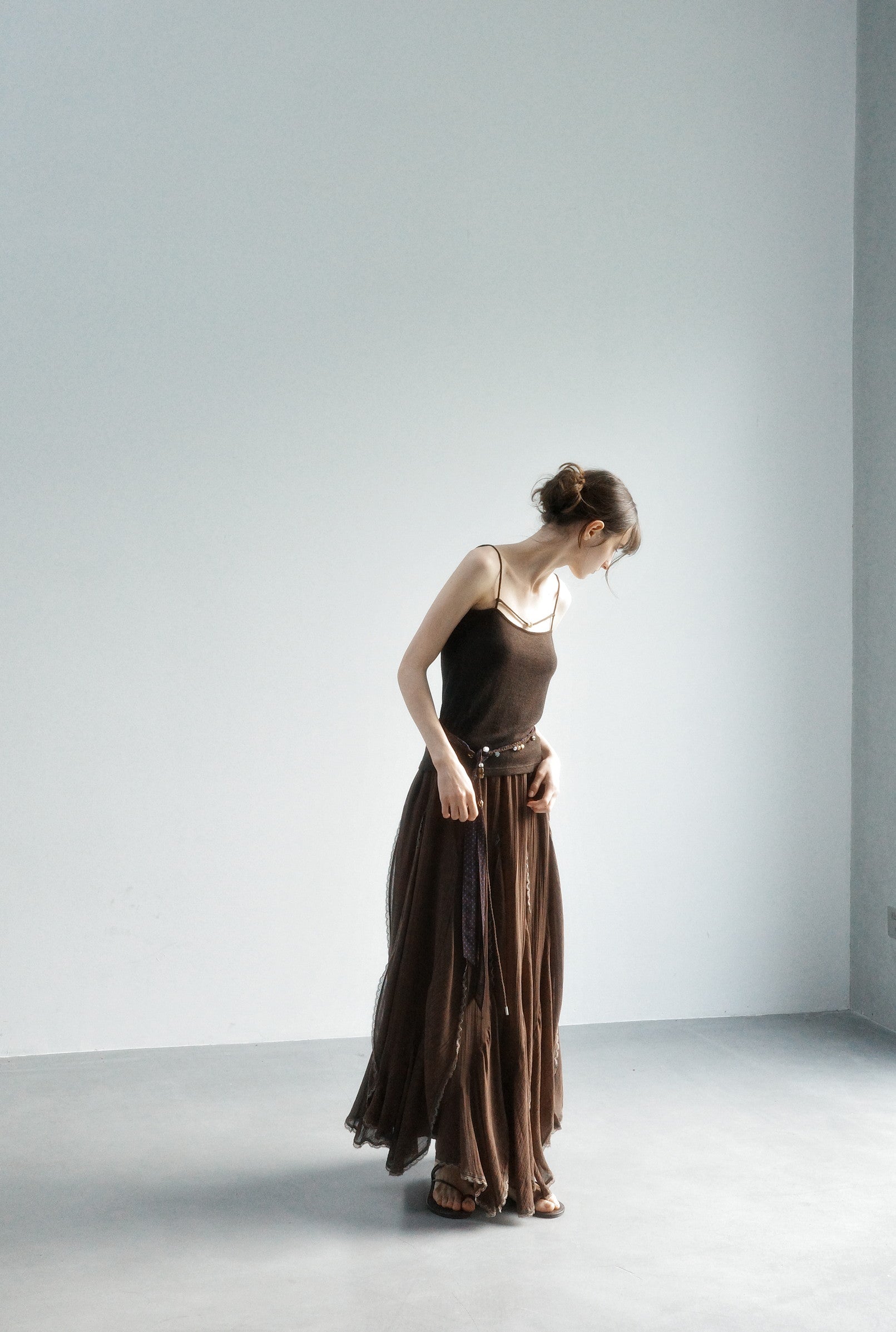 FRILL LACE TIERED SKIRT