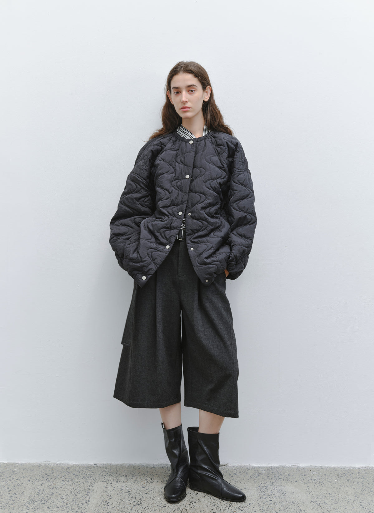 WATER WAVE QUILTING BLOUSON