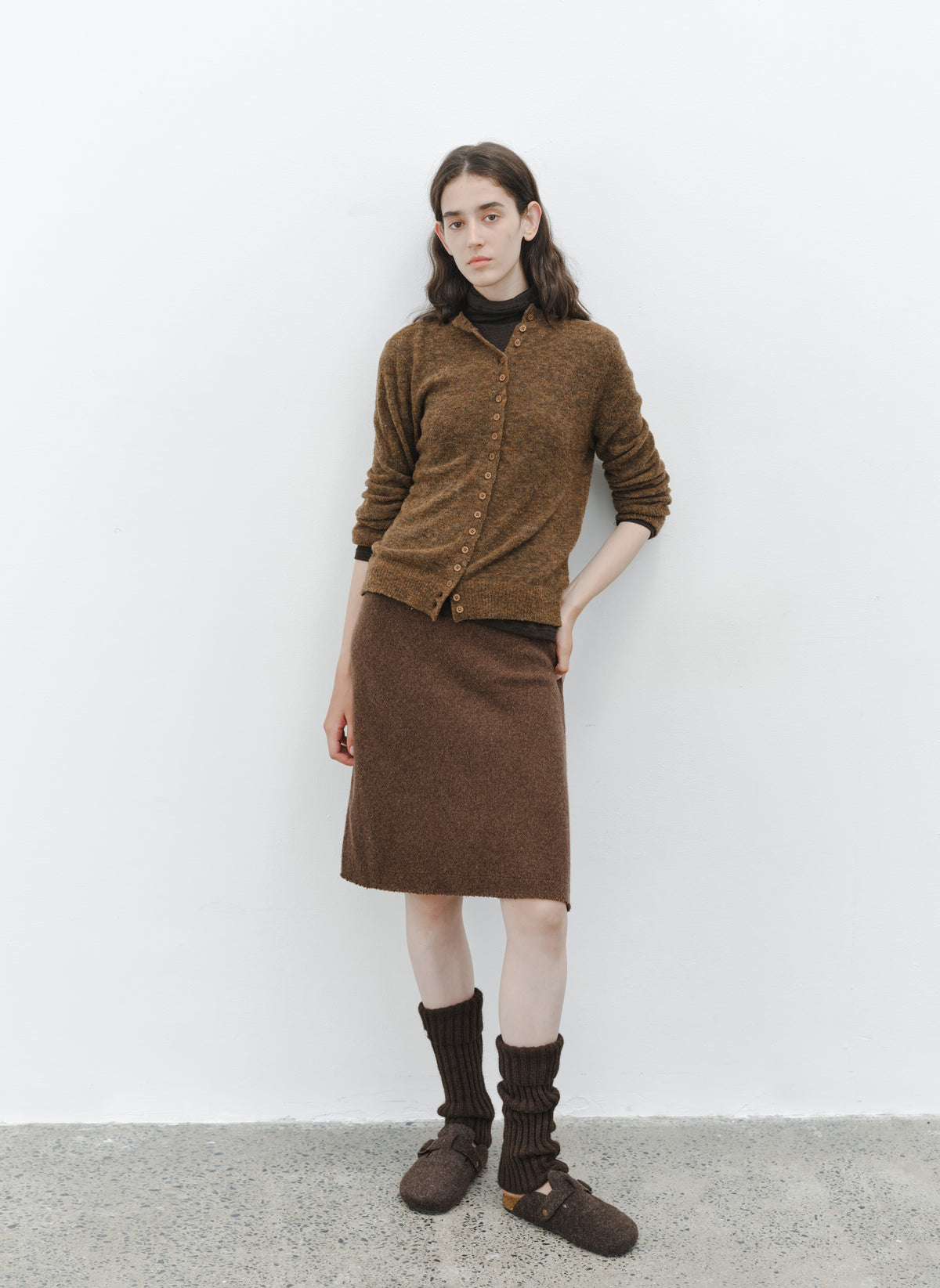 WARM TONE KNIT SKIRT