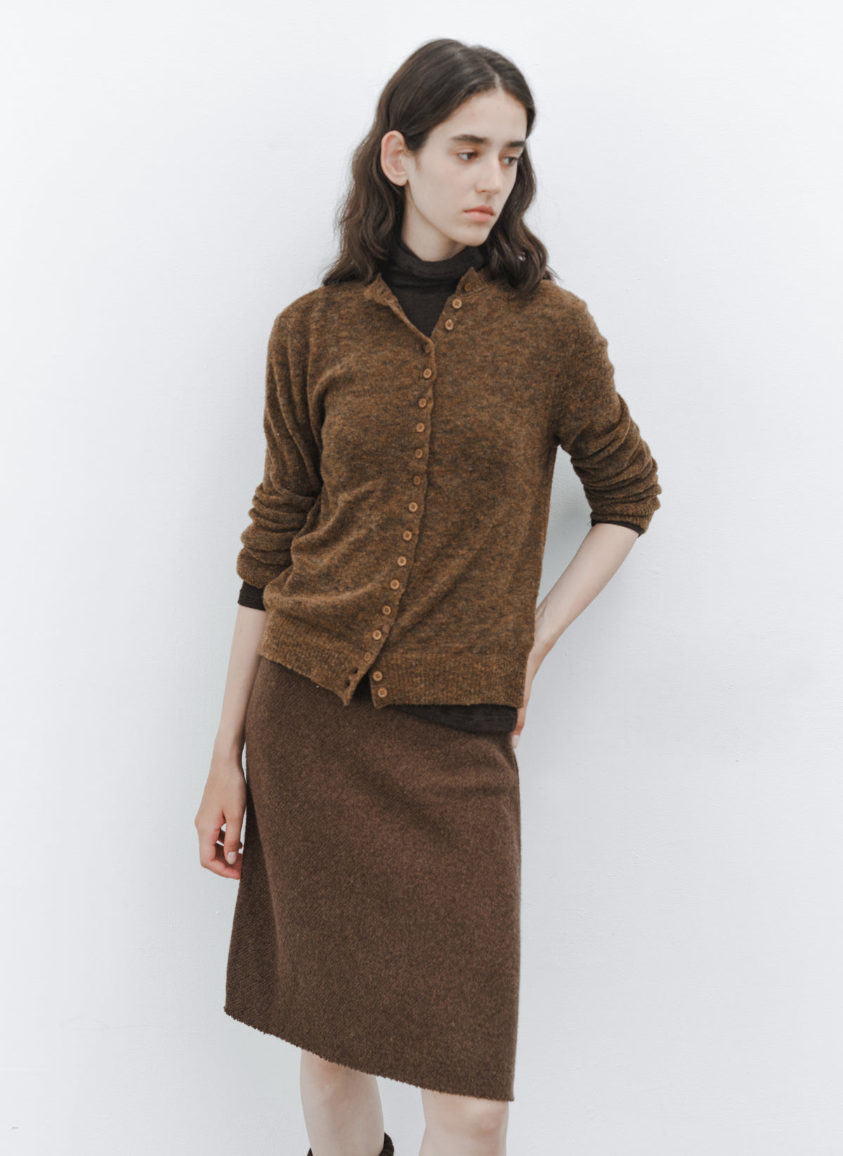 WARM TONE KNIT SKIRT