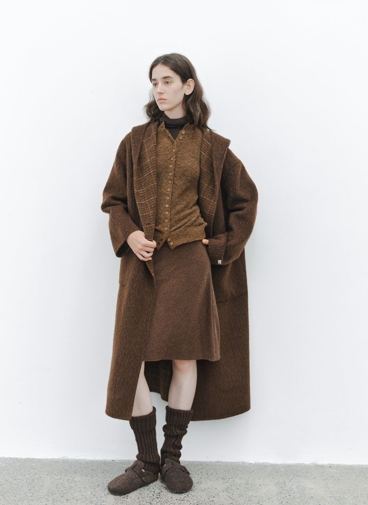 WARM TONE KNIT SKIRT
