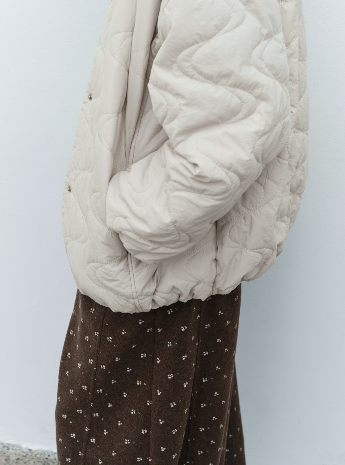WATER WAVE QUILTING BLOUSON