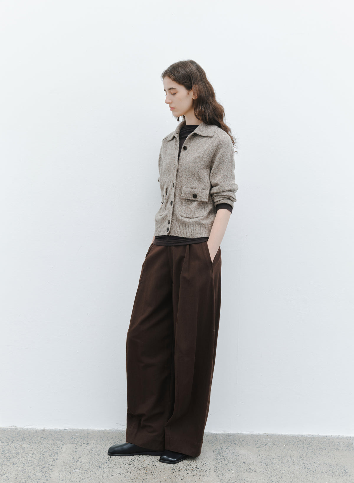 WARM TONE KNIT CARDIGAN