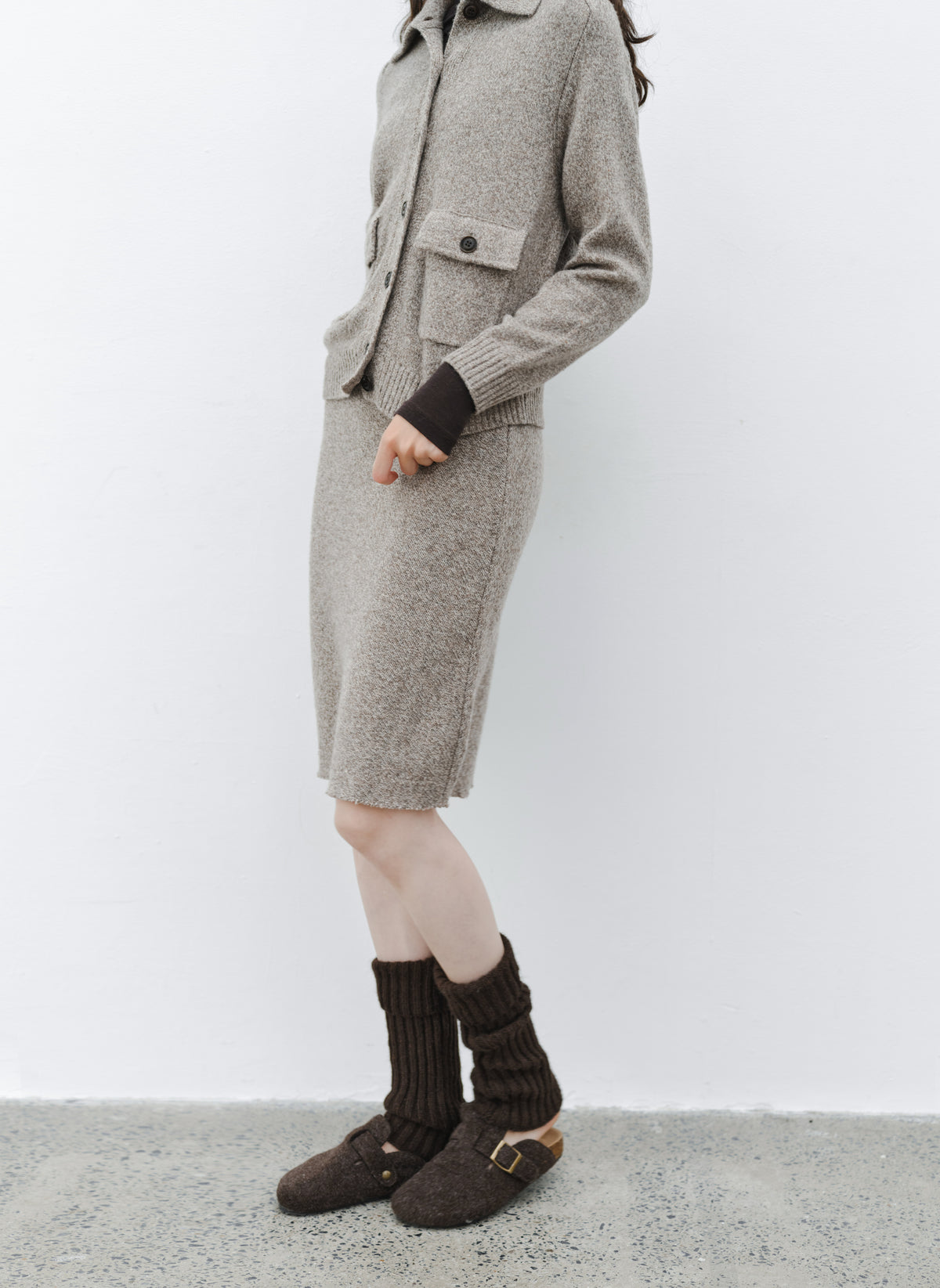 WARM TONE KNIT CARDIGAN