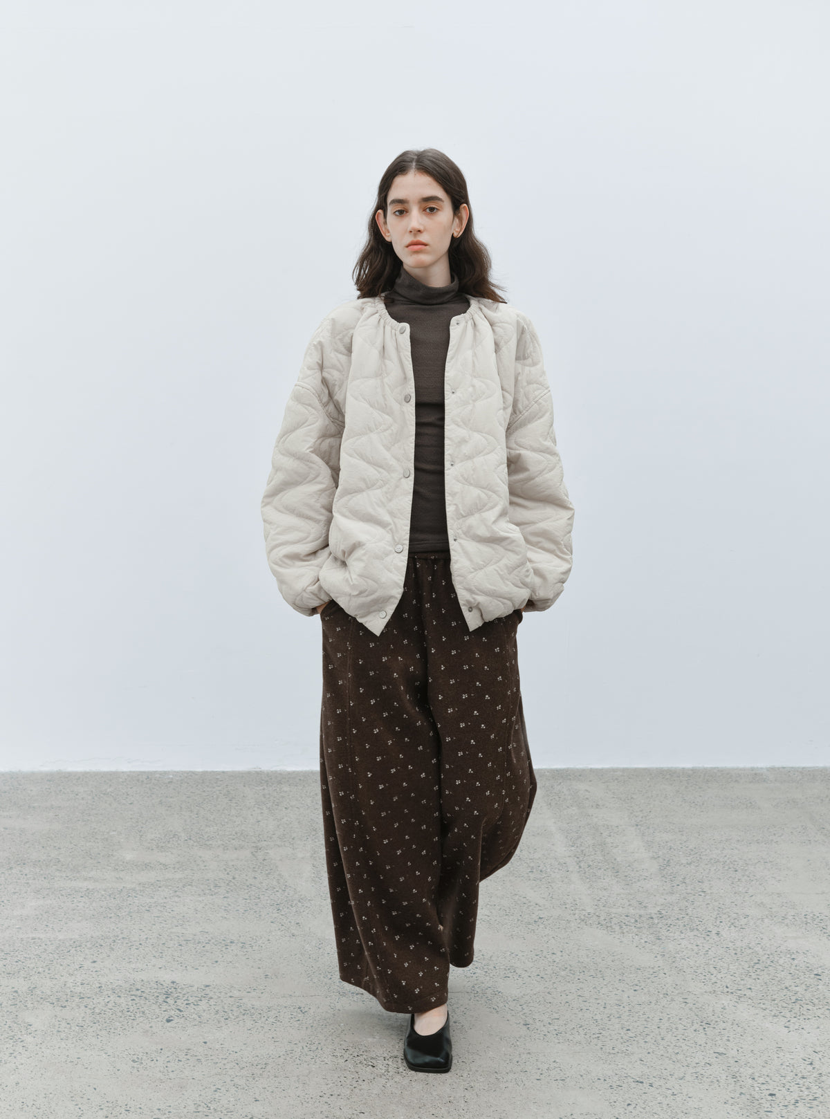 WATER WAVE QUILTING BLOUSON
