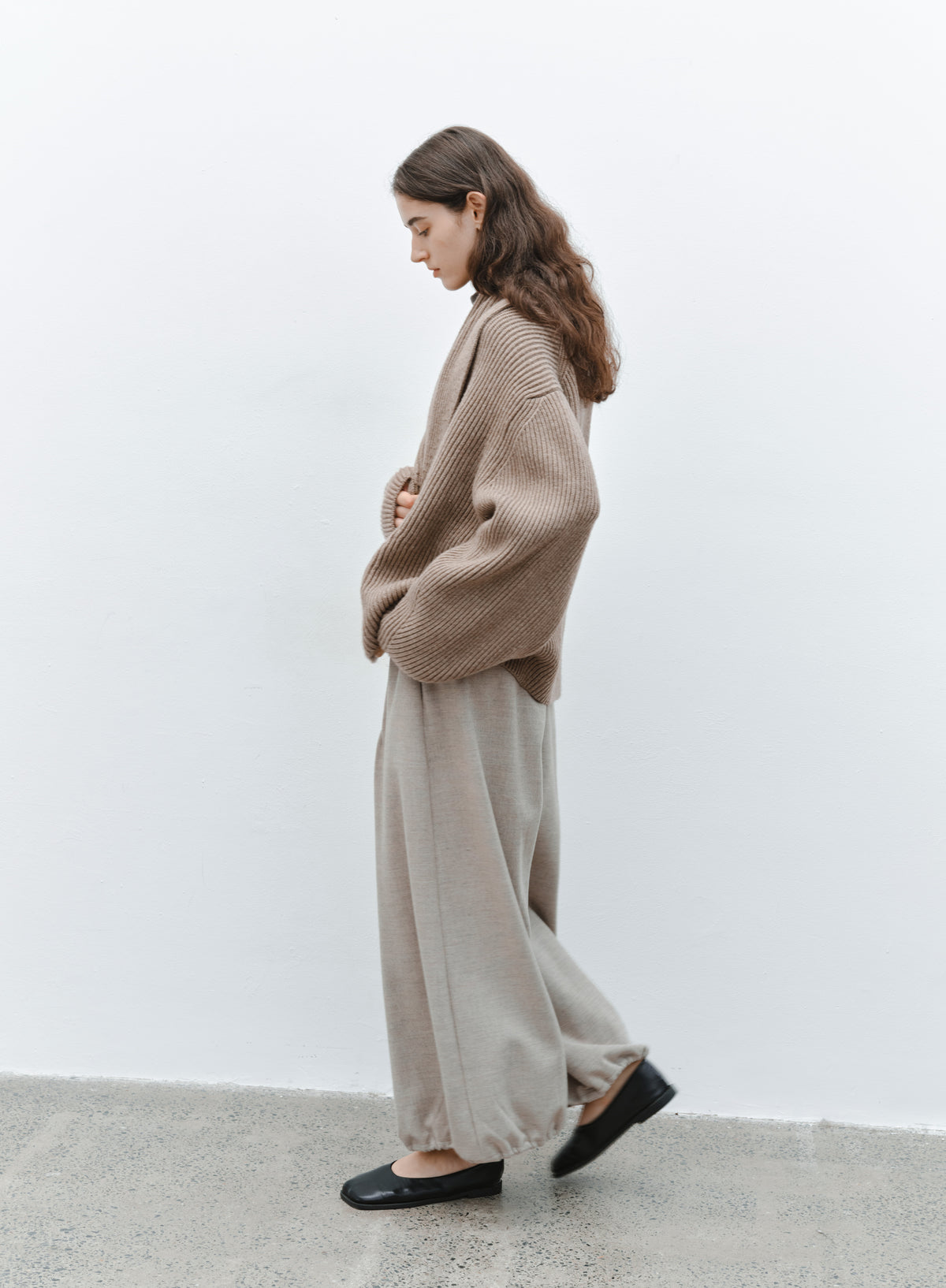 CHUNKY RIB KNIT JACKET