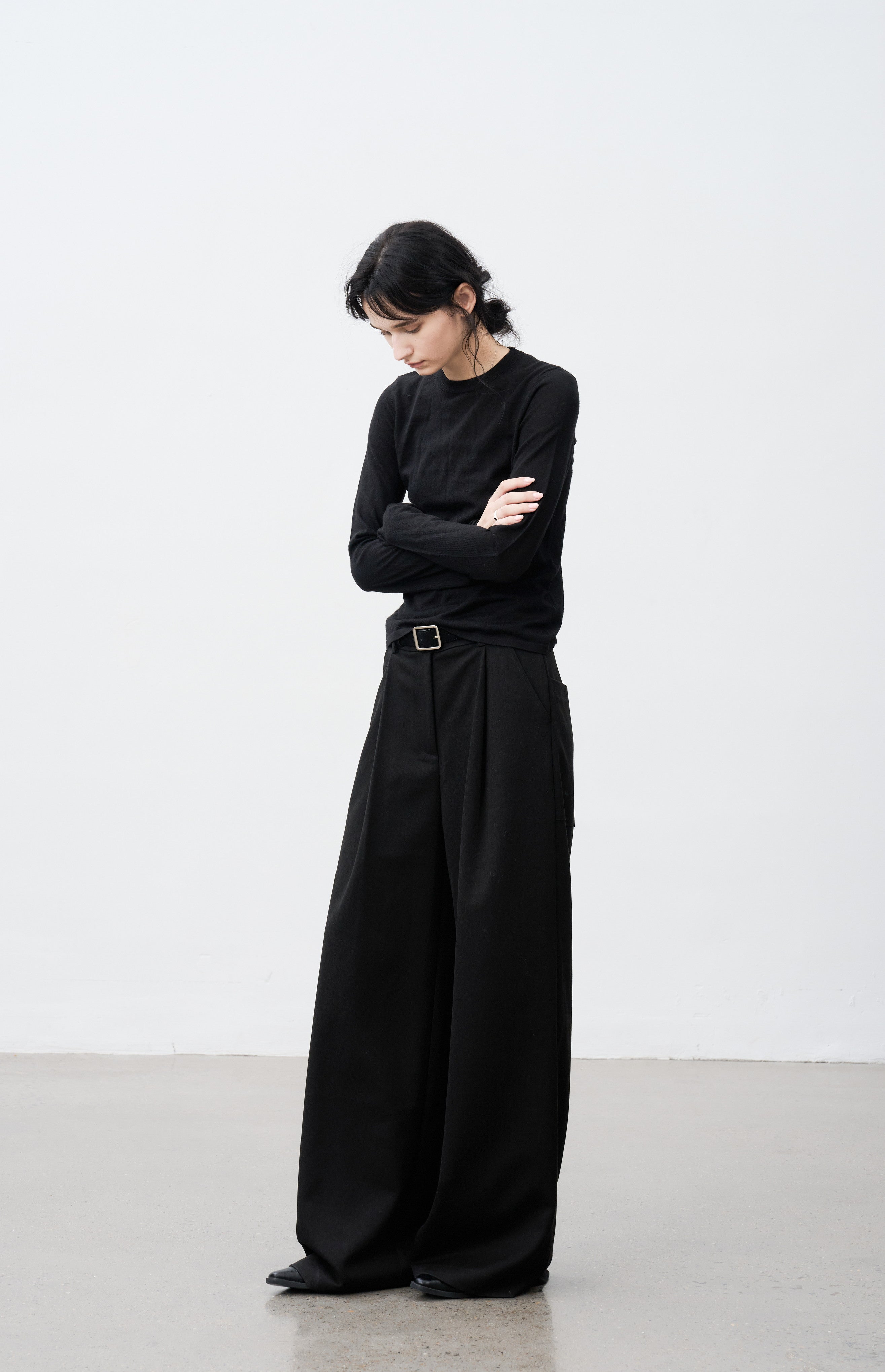 WIDE TUCK WARM SLACKS / ワイドタックウォームスラックス