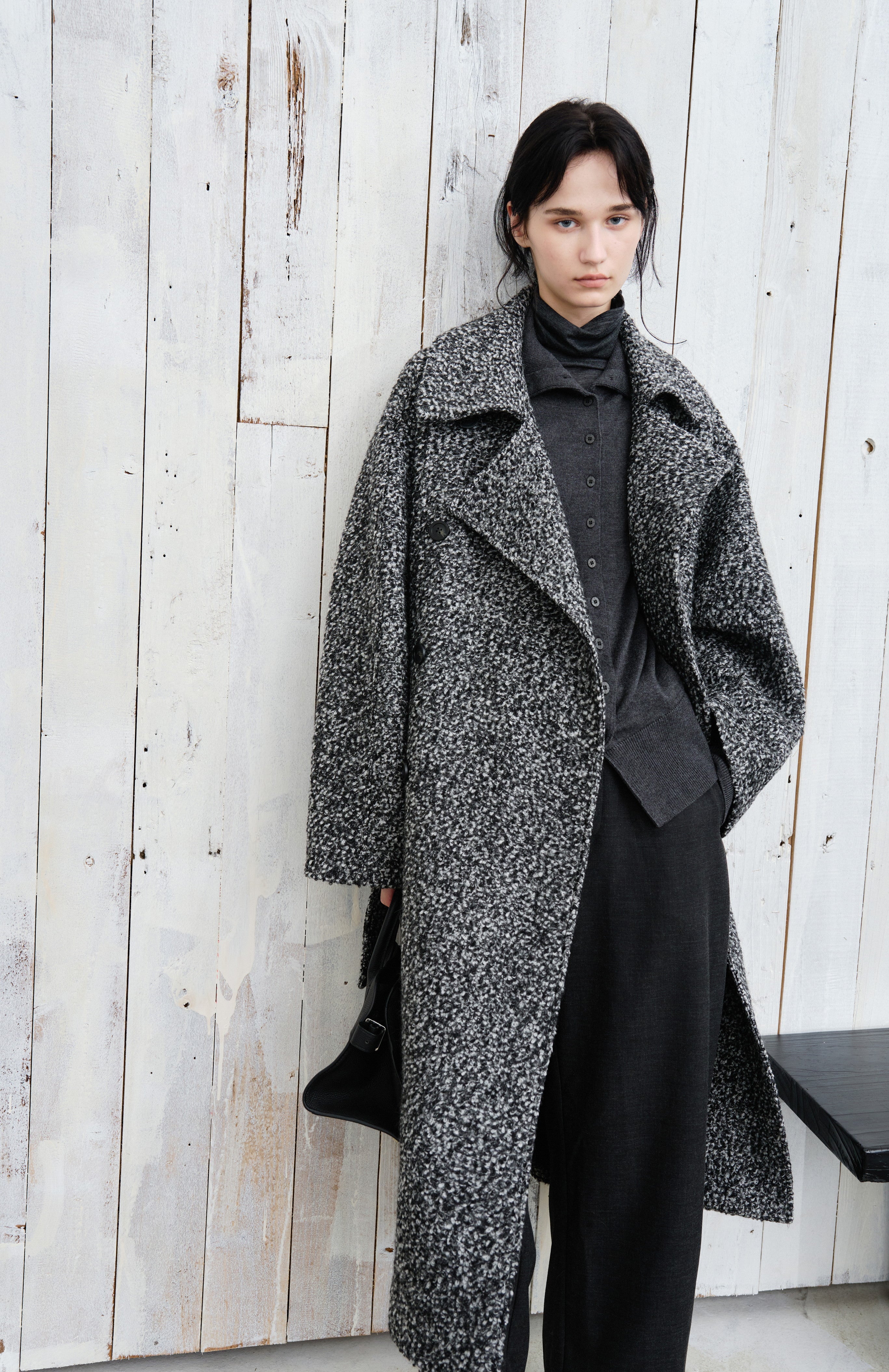 MORSE DOT WOOL COAT / 몰스닷 울 코트