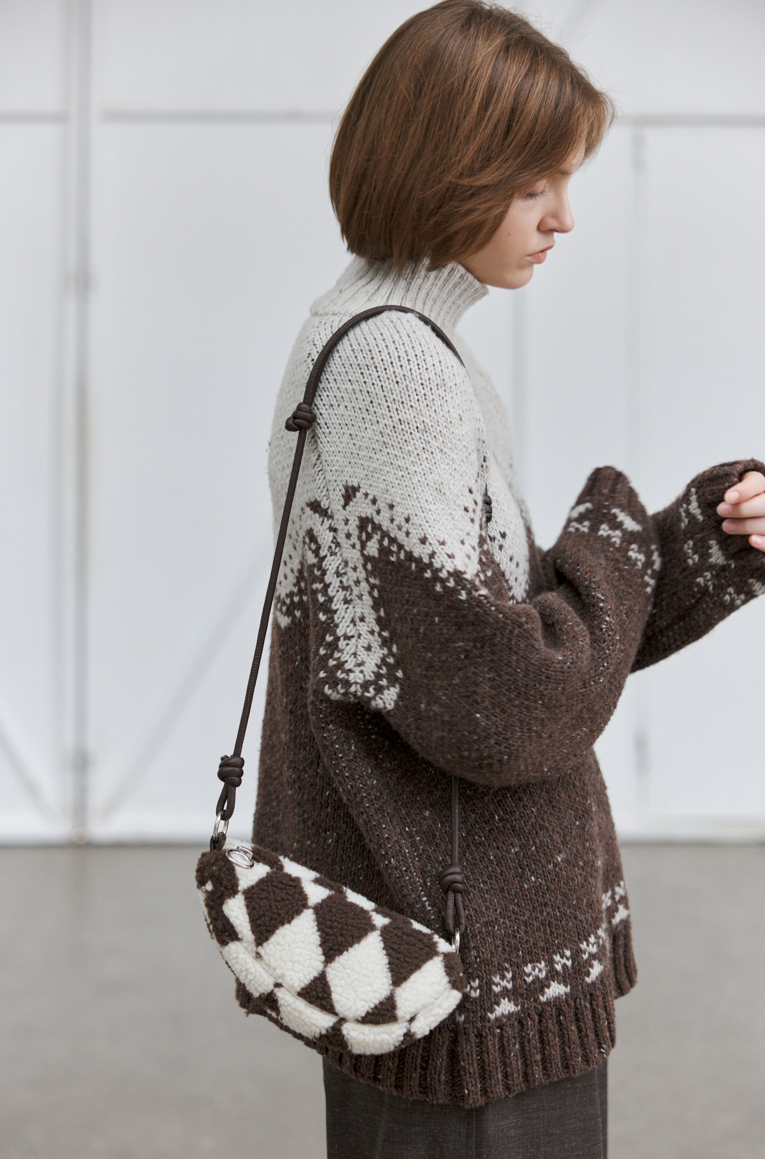 HIGH NECK MAILLARD SWEATER / ハイネックメイラードセーター