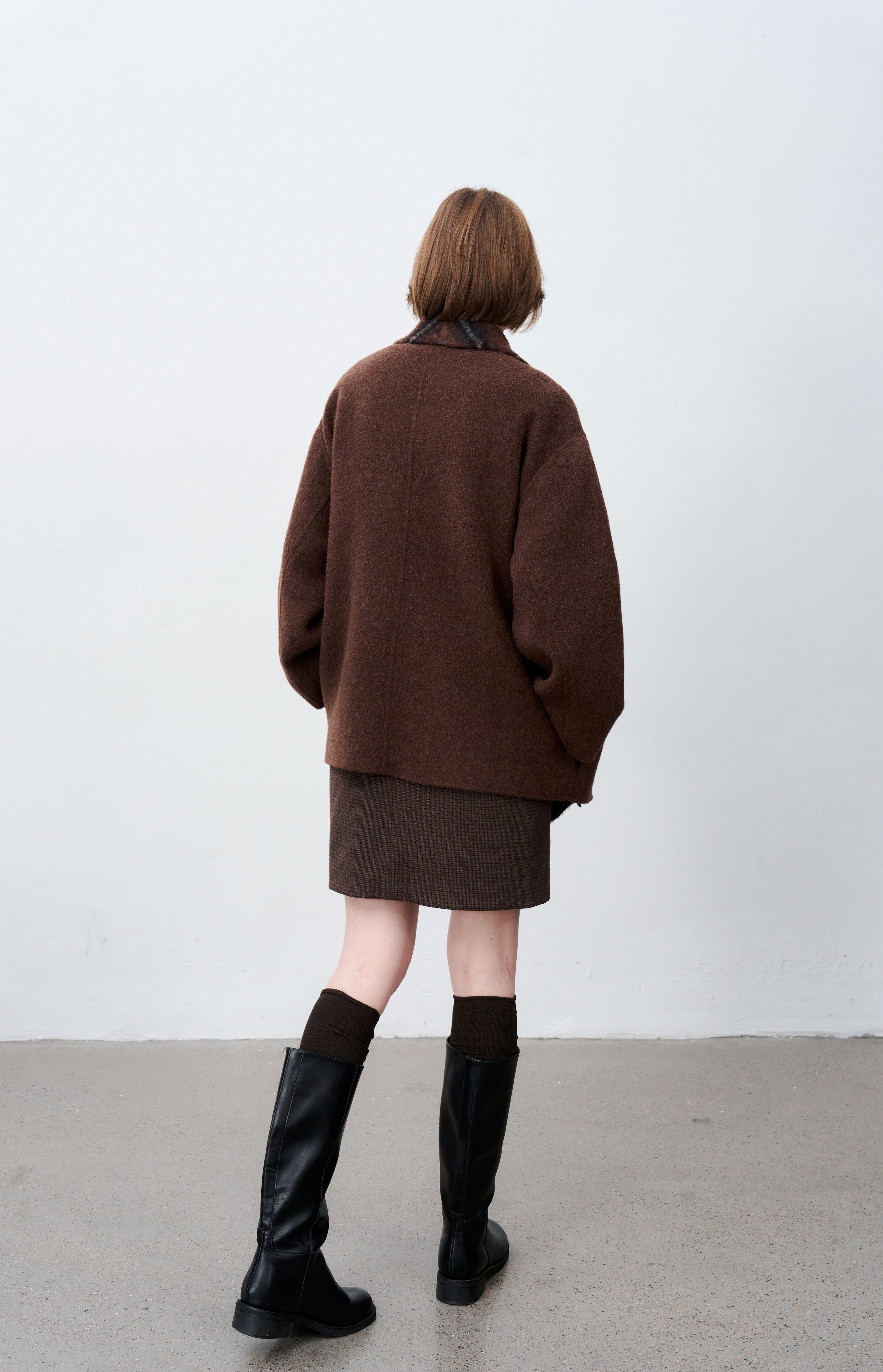 REVERSIBLE COLOR FLARE COAT / リバーシブルカラーフレアコート