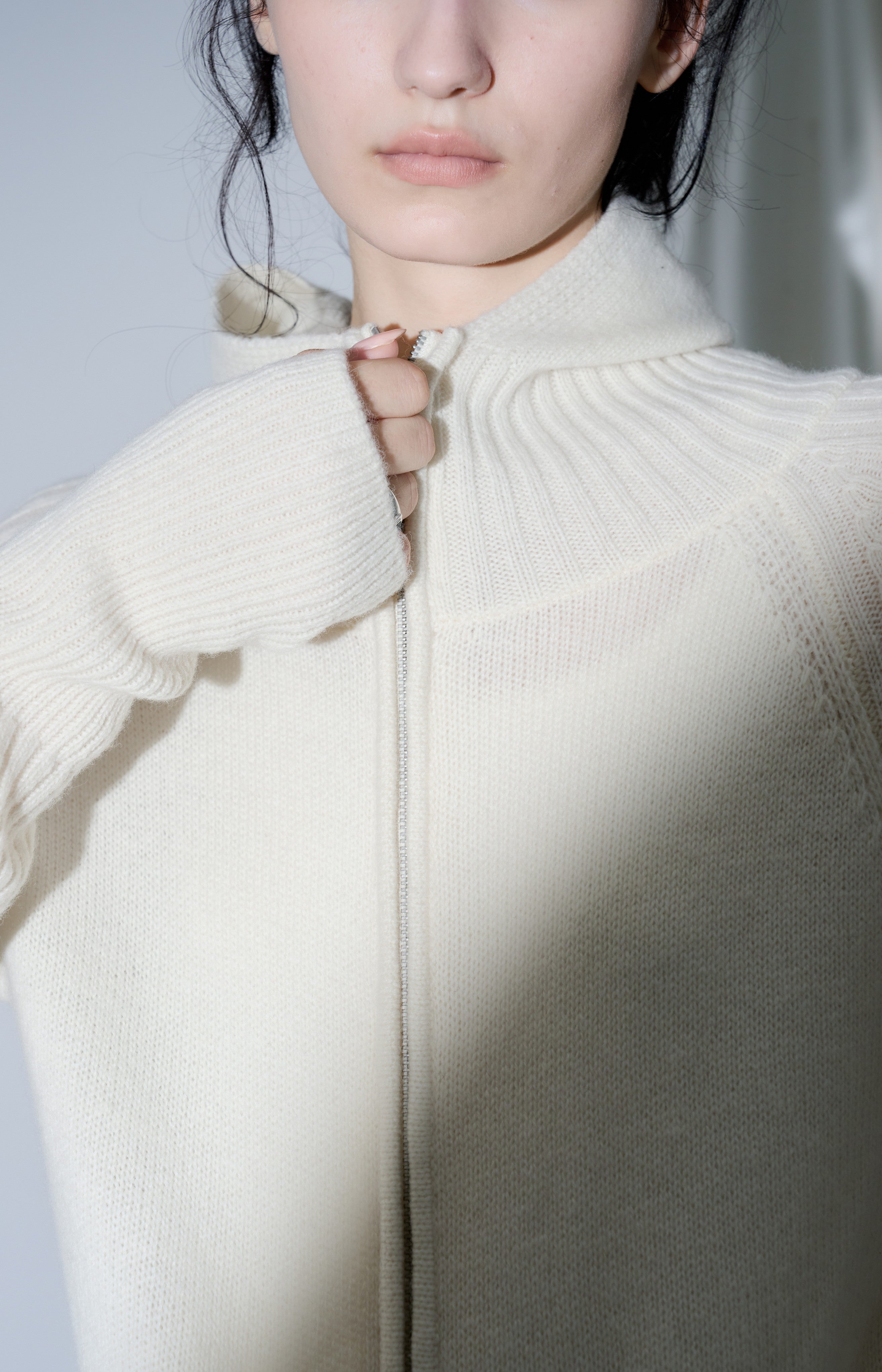 ZIP FIT WOOL CARDIGAN / ジップフィットウールカーディガン