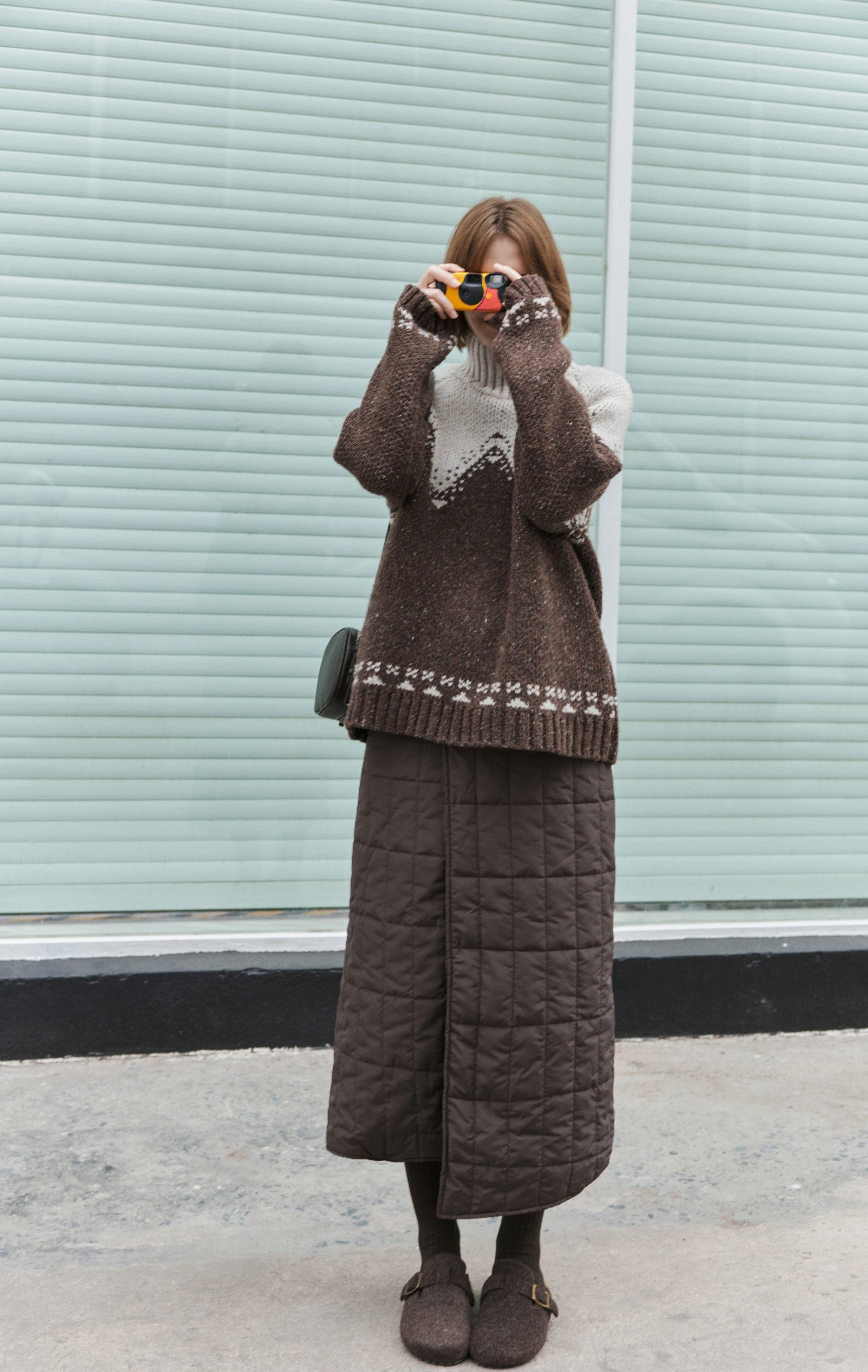 HIGH NECK MAILLARD SWEATER / ハイネックメイラードセーター