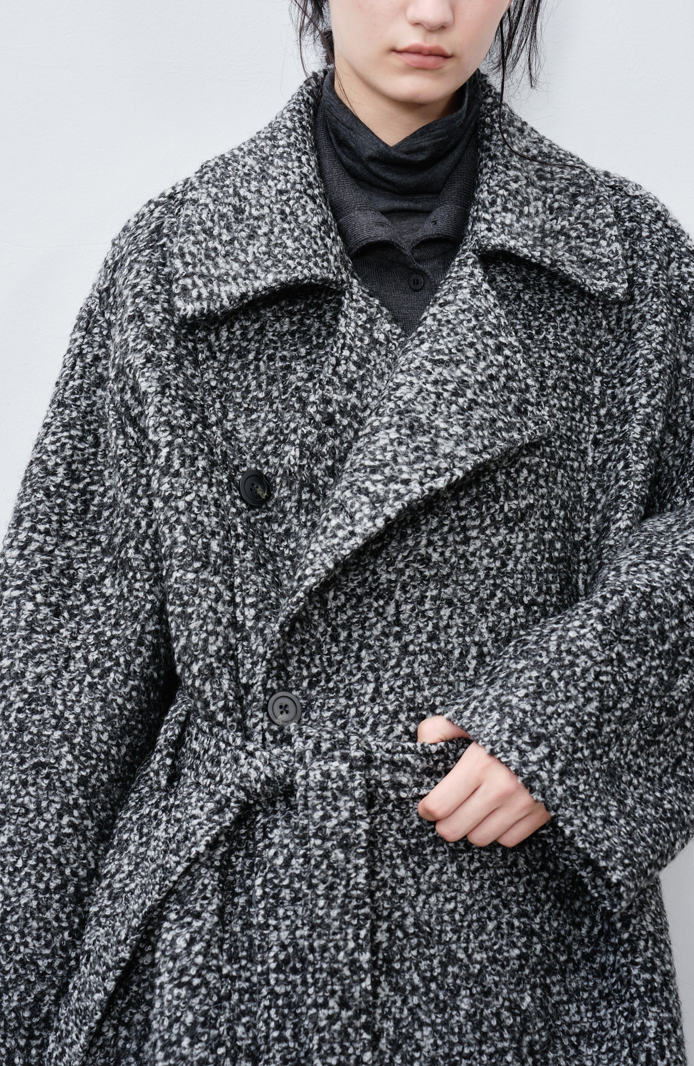 MORSE DOT WOOL COAT / 몰스닷 울 코트