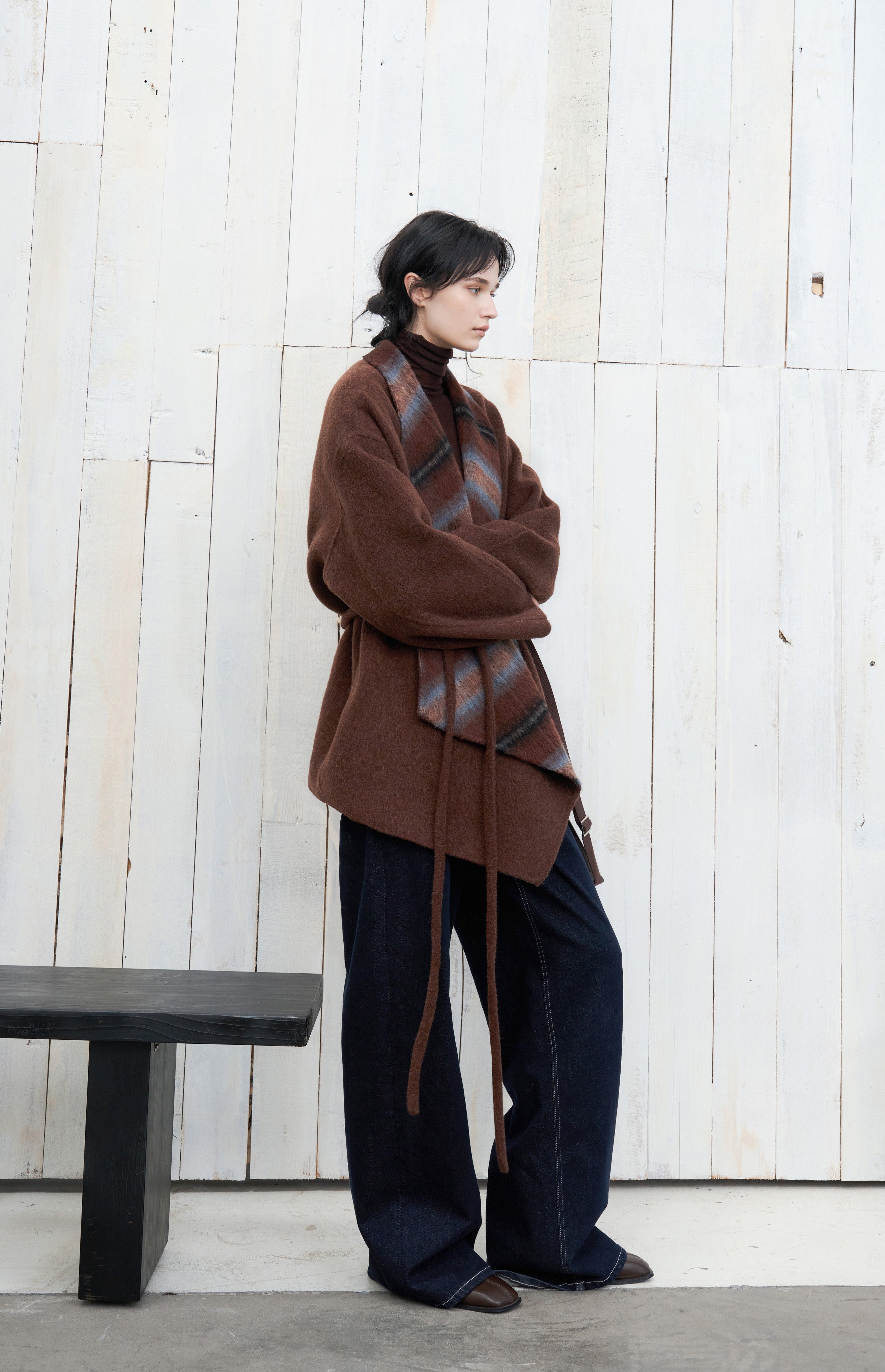 REVERSIBLE COLOR FLARE COAT / 리버시블 컬러 플레어 코트