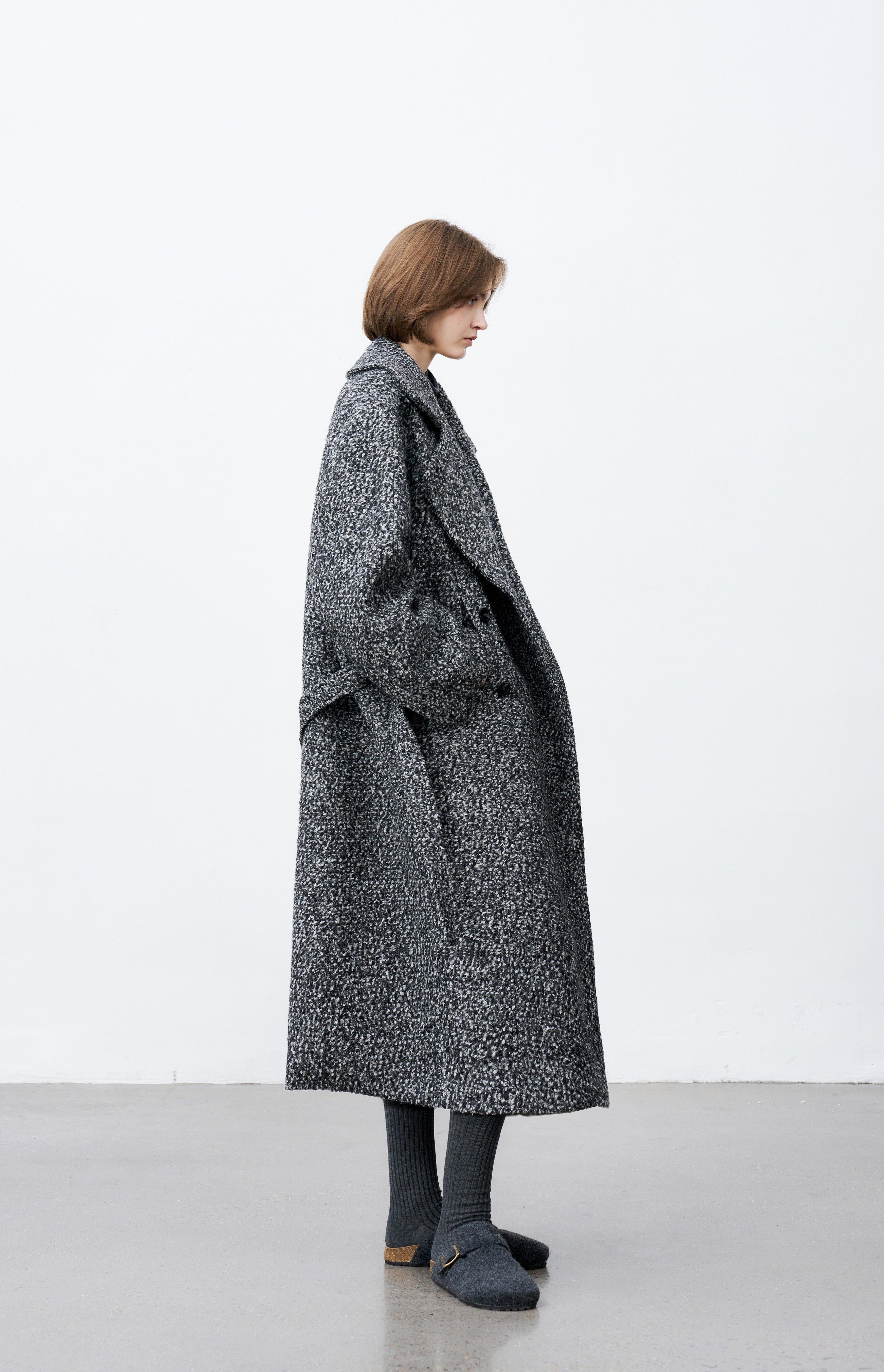 MORSE DOT WOOL COAT / 몰스닷 울 코트