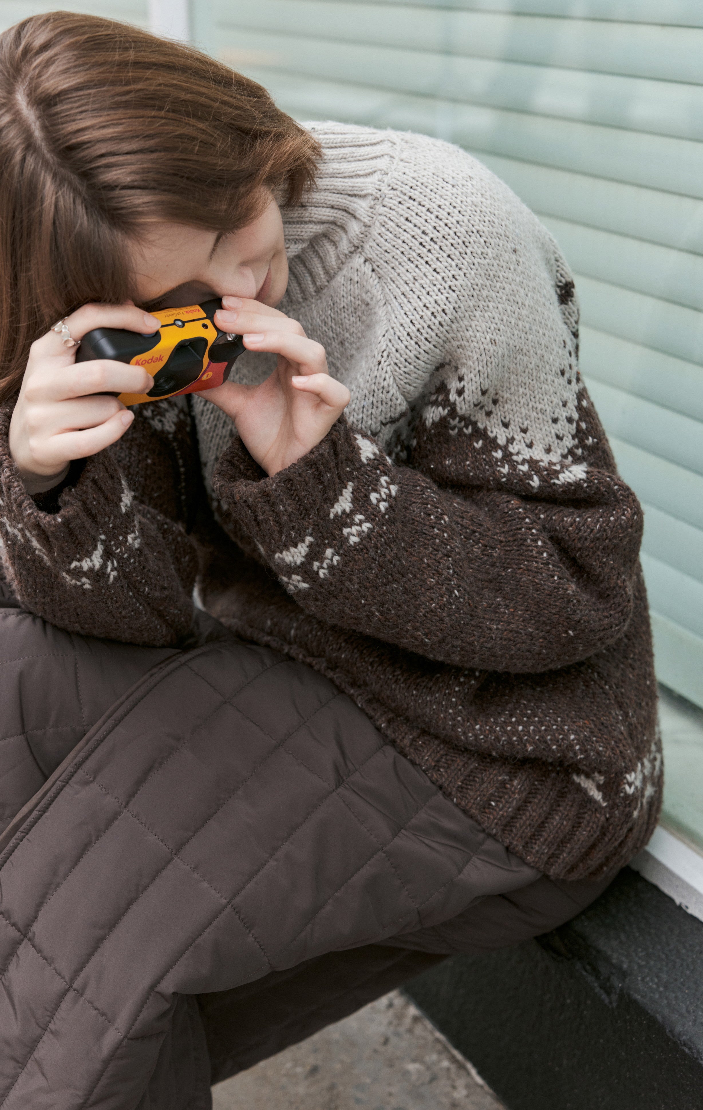 HIGH NECK MAILLARD SWEATER / ハイネックメイラードセーター