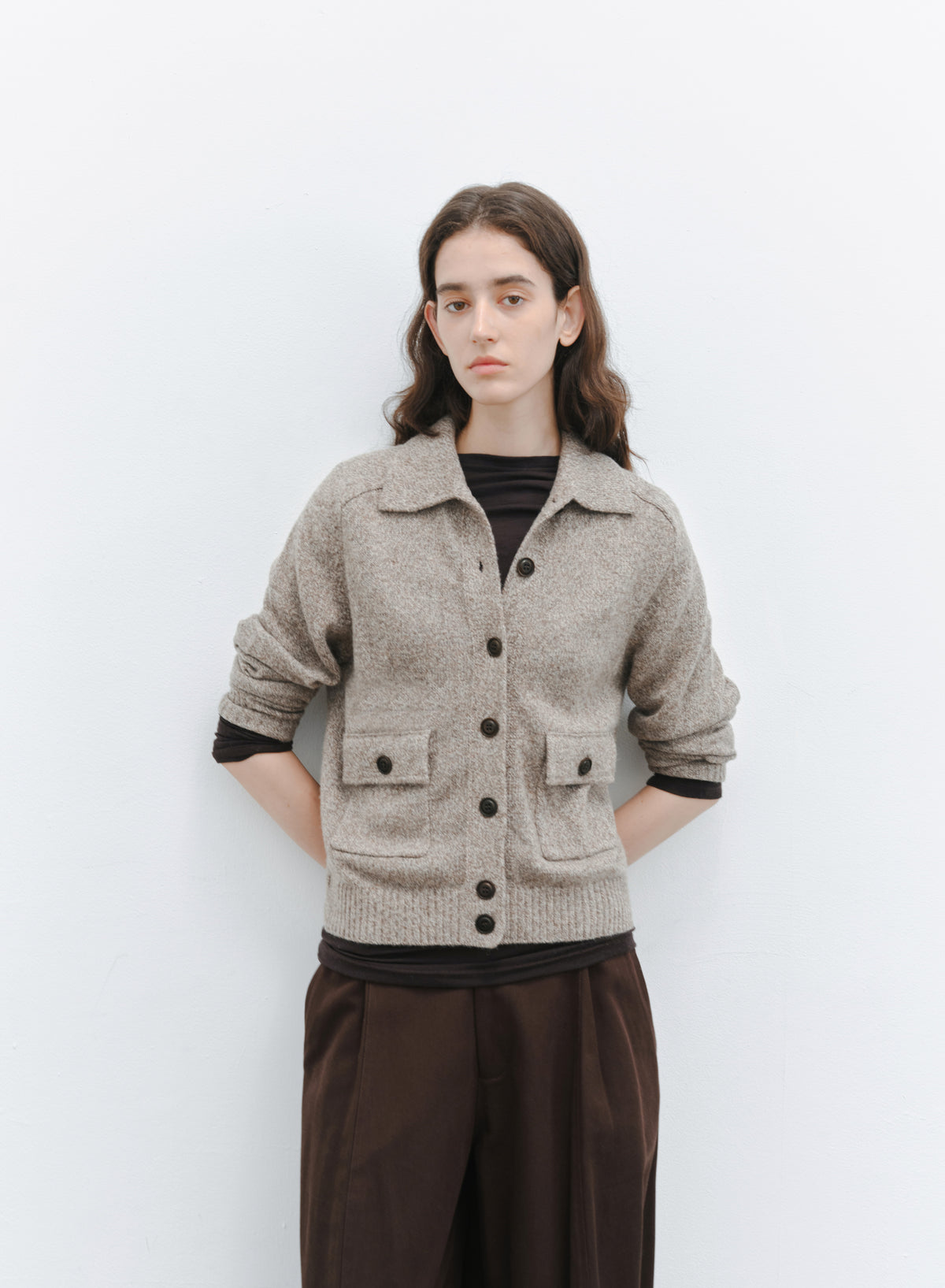 WARM TONE KNIT CARDIGAN