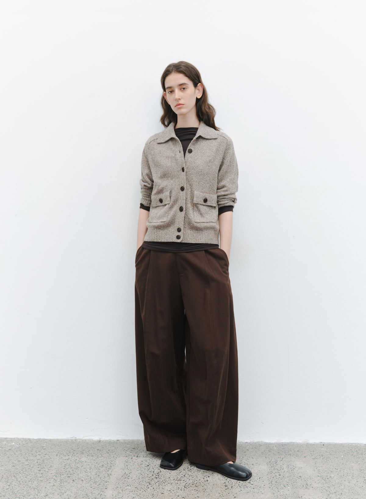 WARM TONE KNIT CARDIGAN