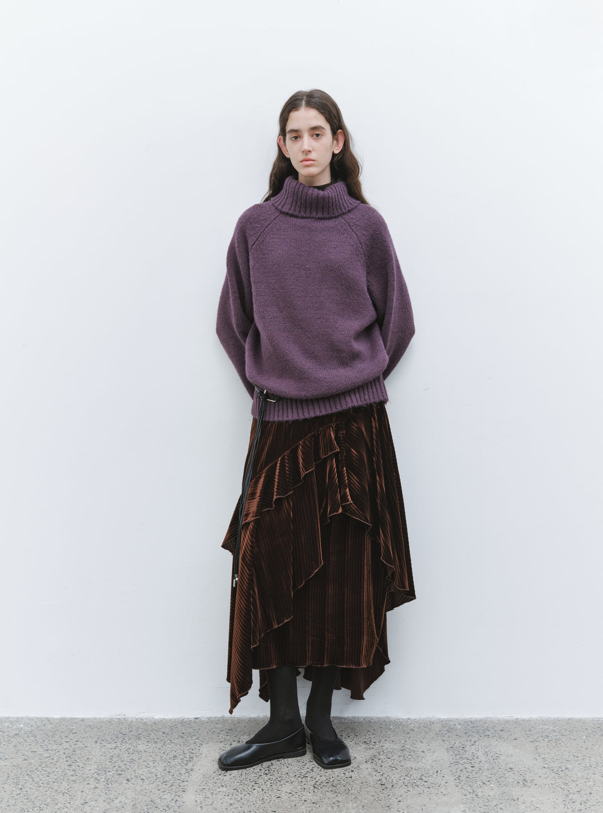 CHUNKY KNIT TURTLE SWEATER