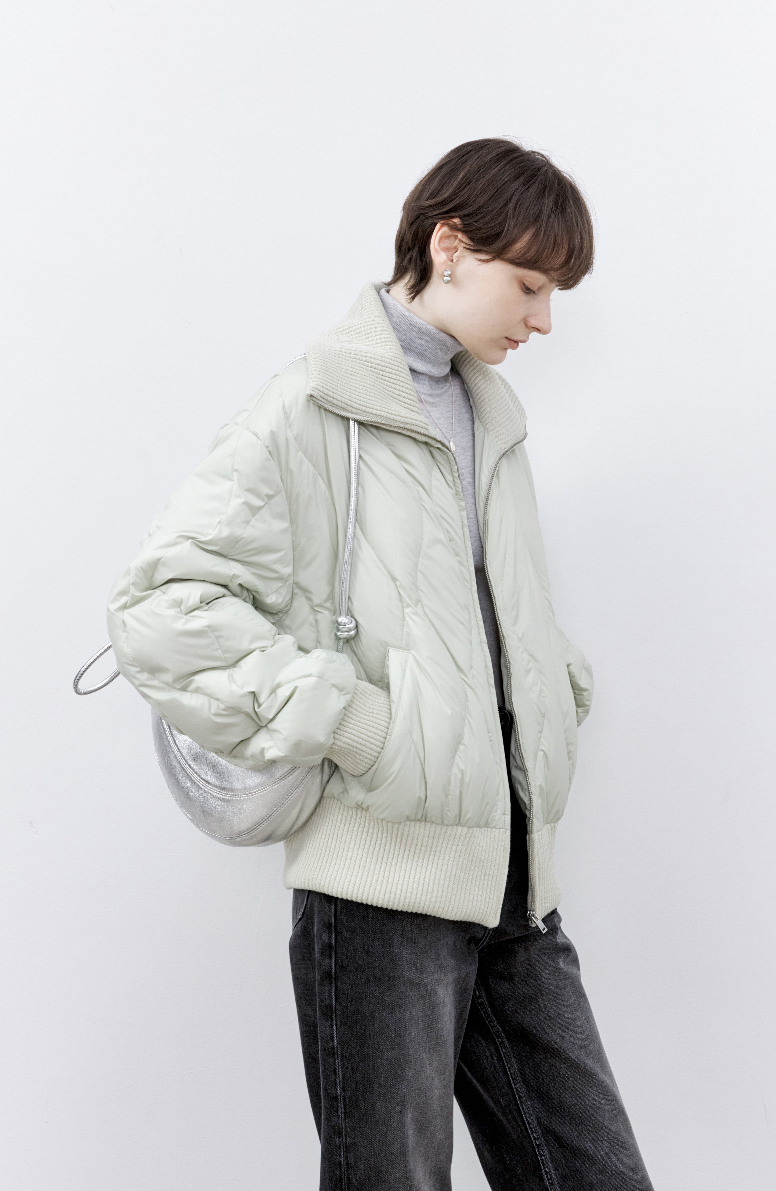 QUILTED LIGHT DOWN JACKET / キルティングライトダウンジャケット